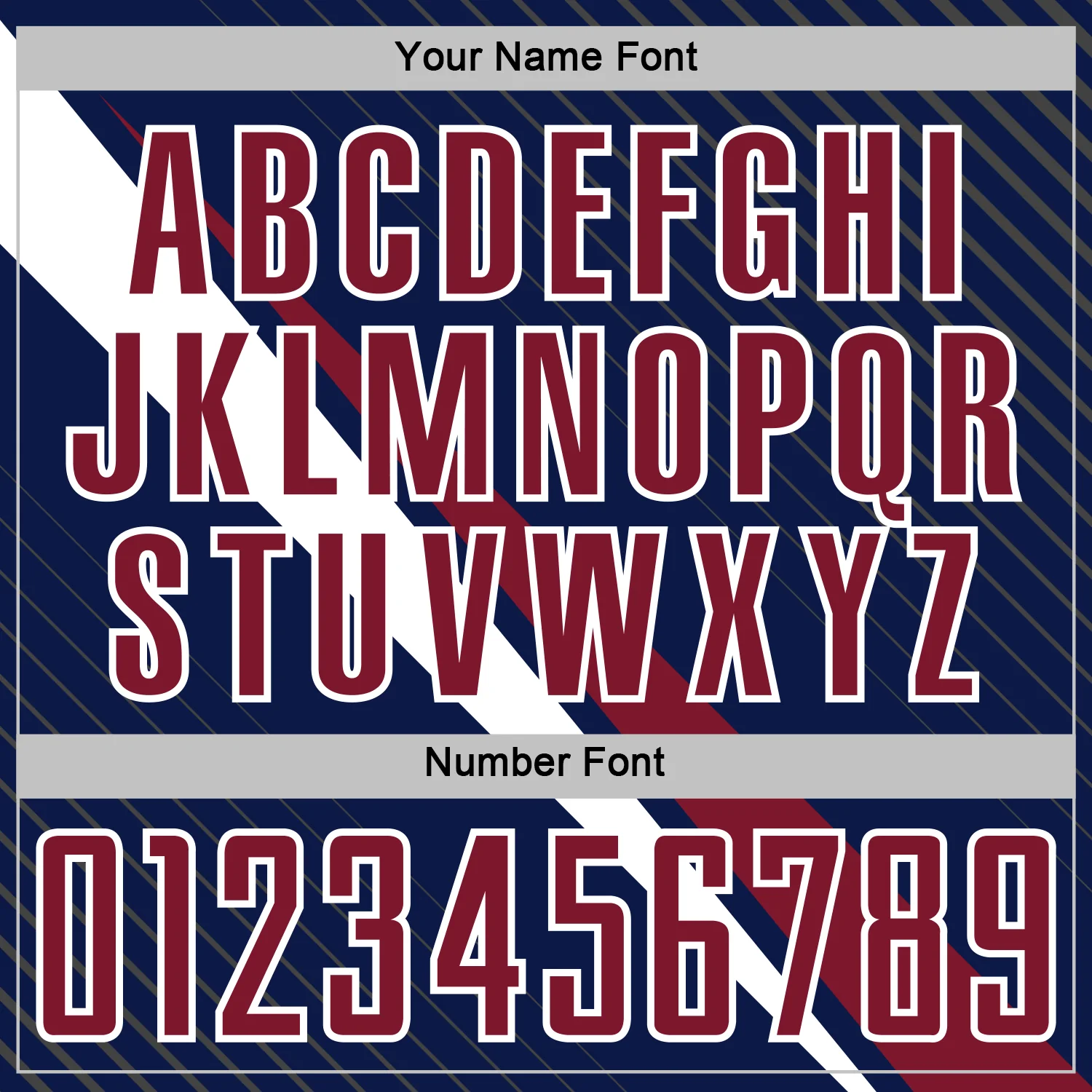 Custom Navy Crimson-White Diagonal Stripes Sports Sublimation Soccer Uniform Jersey - Image 6