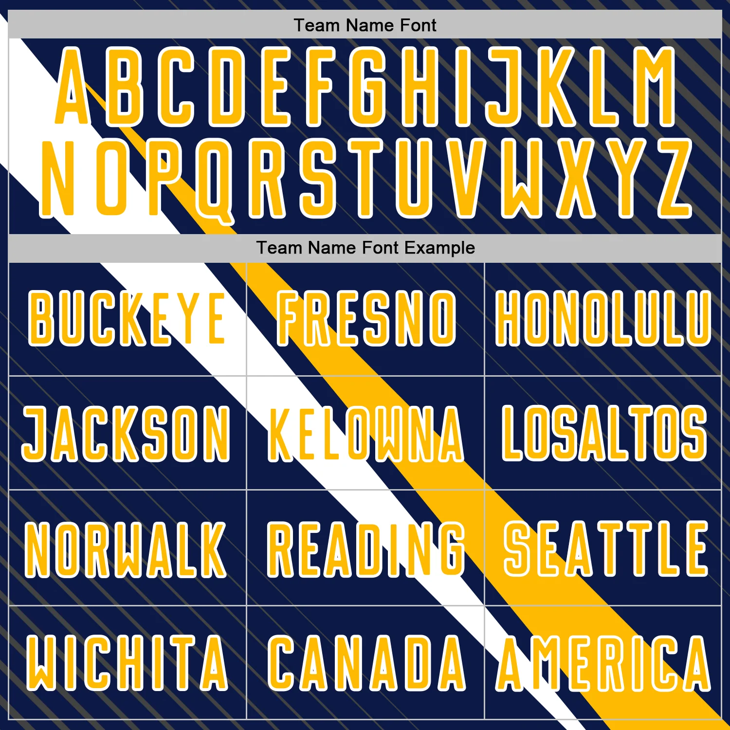 Custom Navy Gold-White Diagonal Stripes Sports Sublimation Soccer Uniform Jersey - Image 5