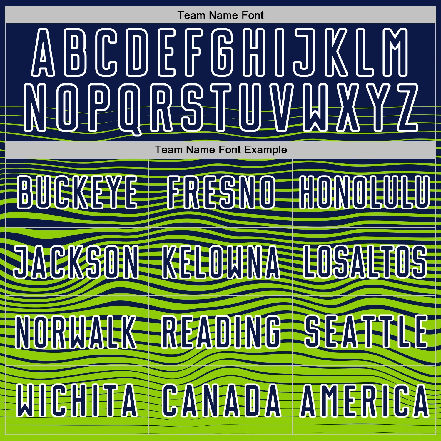 Custom Navy White-Neon Green Gradient Wave Line Sports Sublimation Soccer Uniform Jersey - Image 5