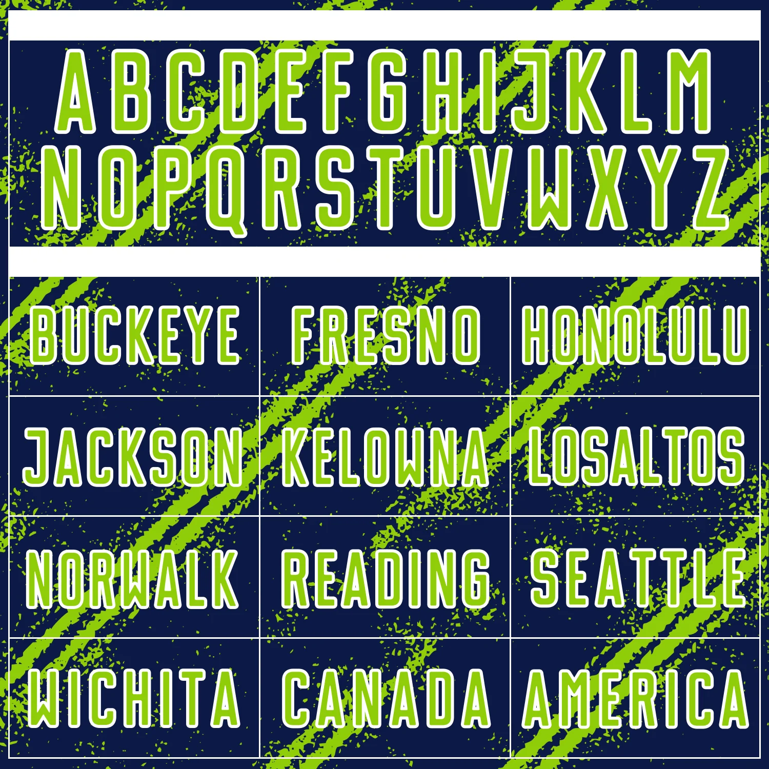 Custom Navy Neon Green-White Abstract Fragment Art Splash Sublimation Soccer Uniform Jersey - Image 5