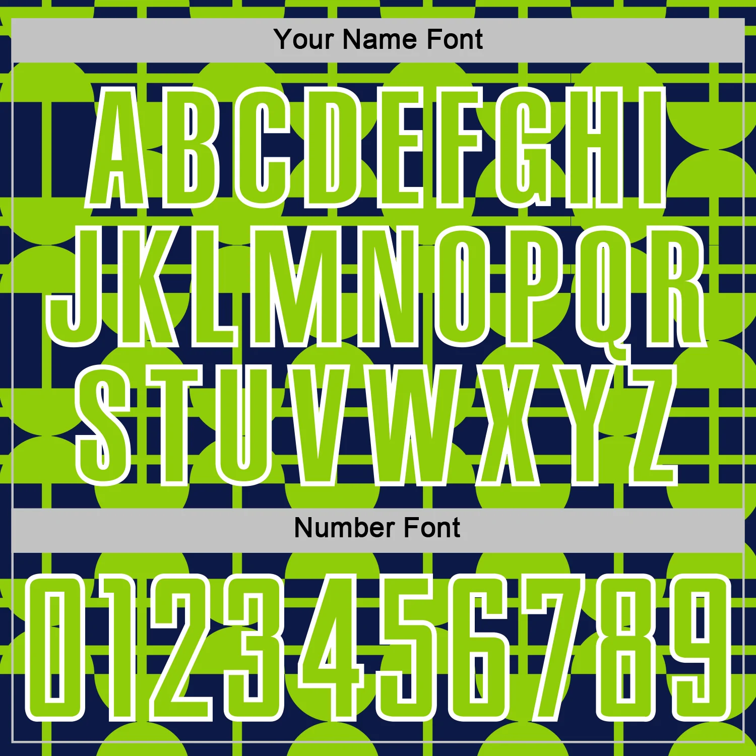Custom Navy Neon Green-White Geometric Shapes Sports Sublimation Soccer Uniform Jersey - Image 6