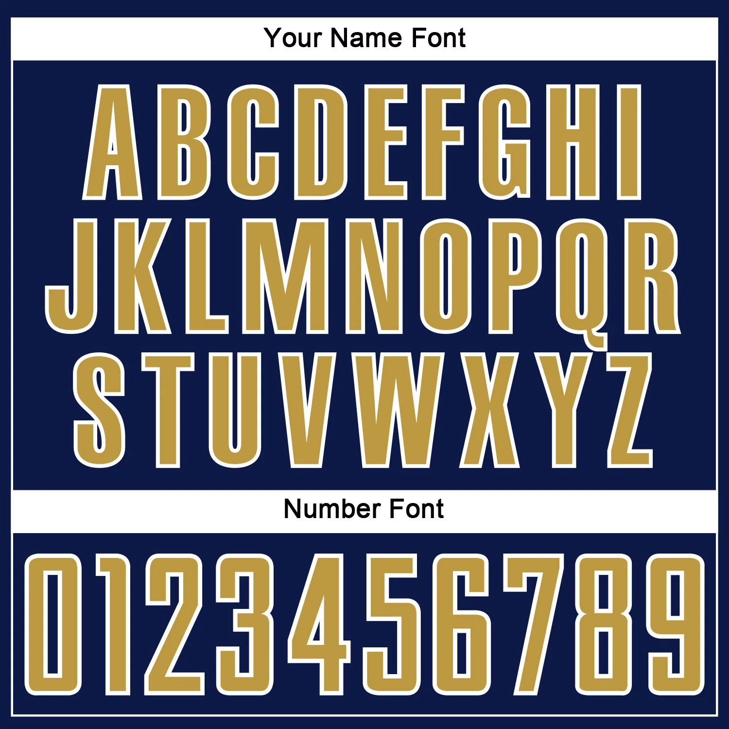 Custom Navy Old Gold-White Abstract Line Sports Sublimation Soccer Uniform Jersey - Image 6