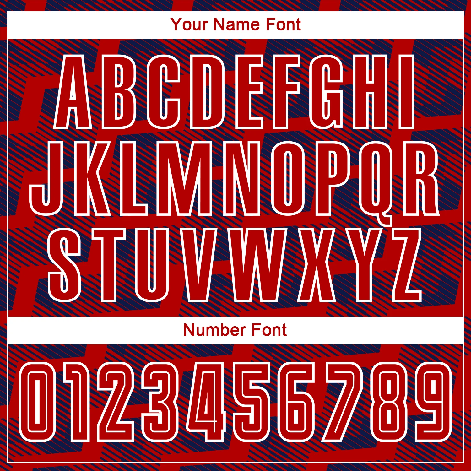 Custom Navy Red-White Line Sublimation Soccer Uniform Jersey - Image 6