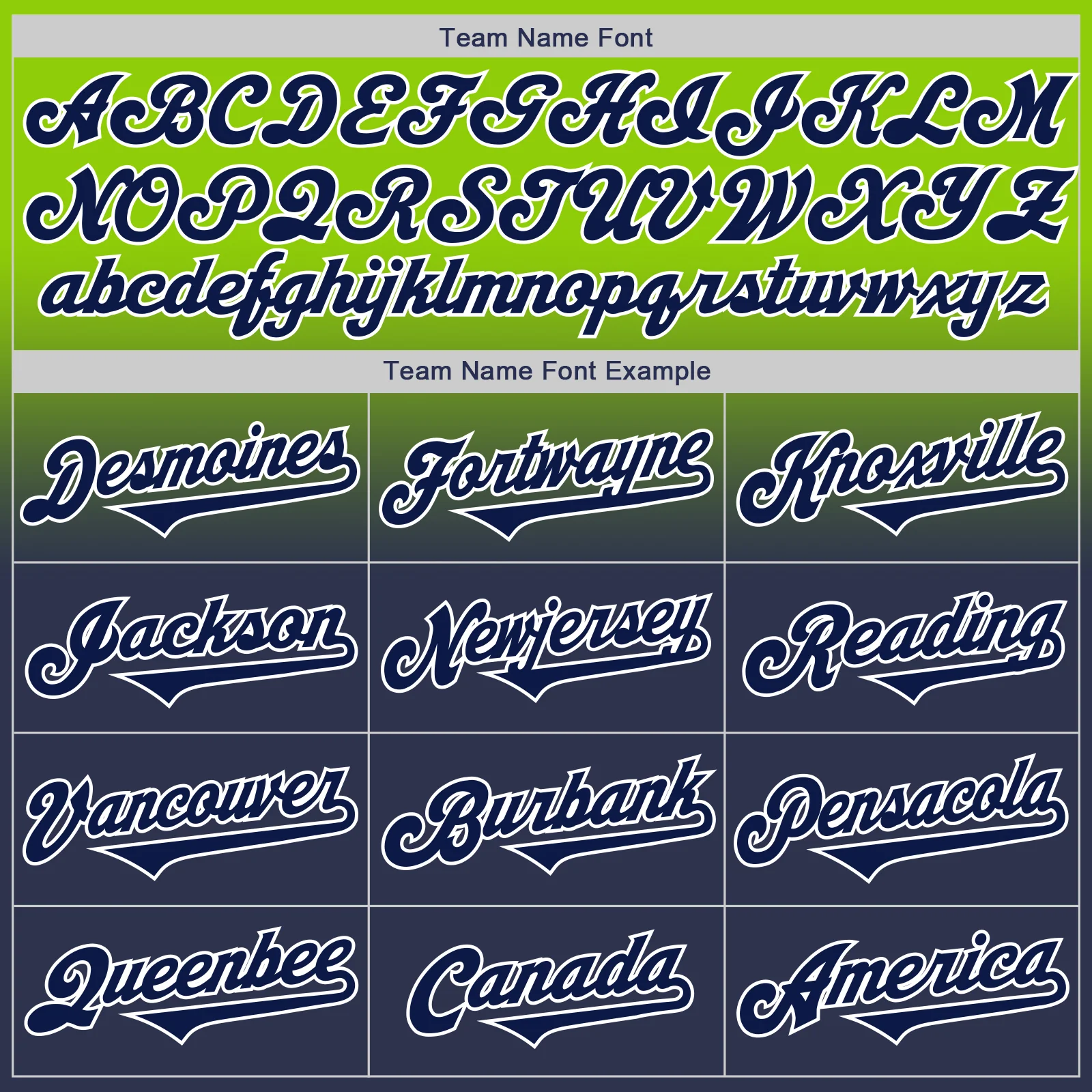 Custom Neon Green Navy-White Authentic Fade Fashion Baseball Jersey - Image 4