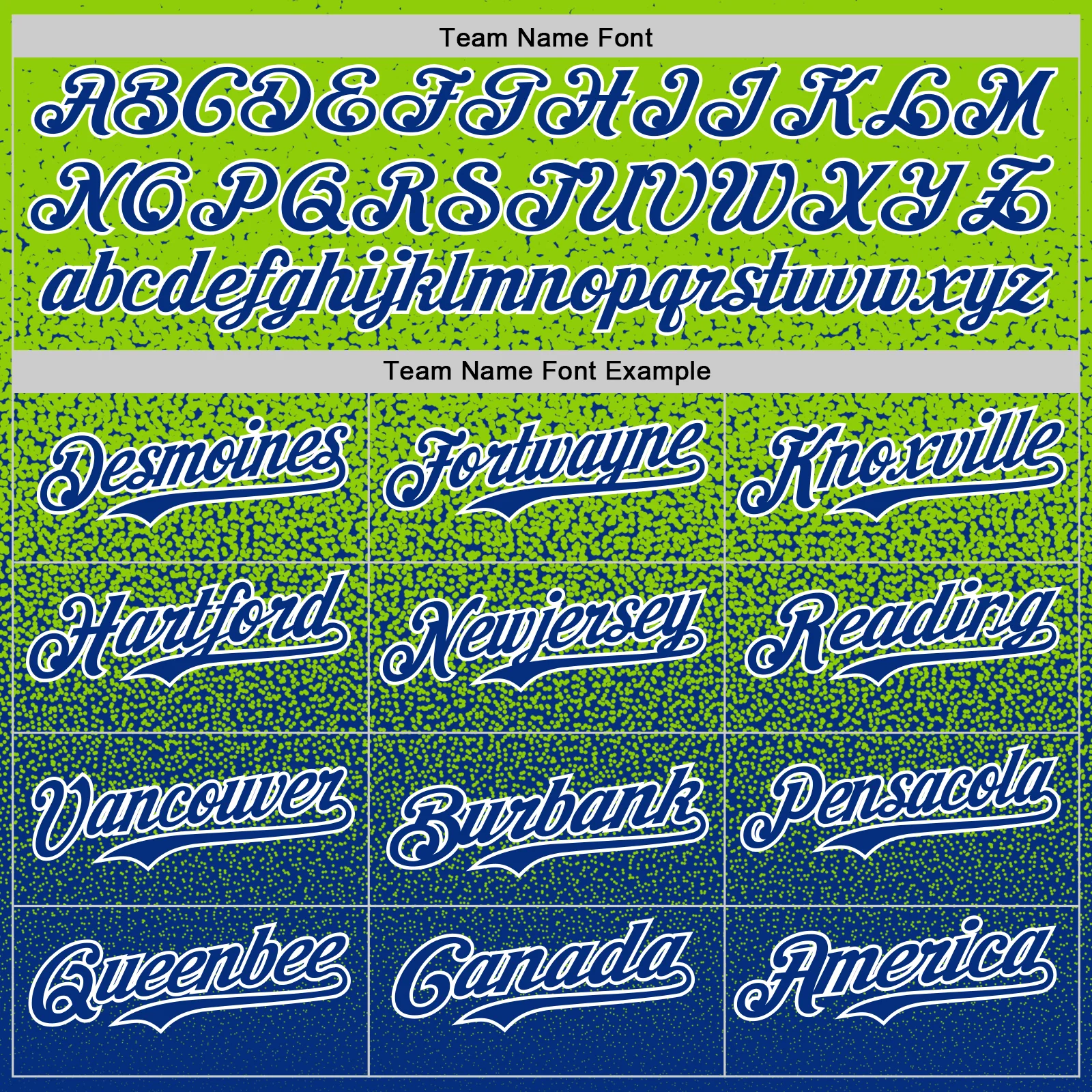 Custom Neon Green Royal-White Fade Fashion Speckle Authentic Baseball Jersey - Image 4