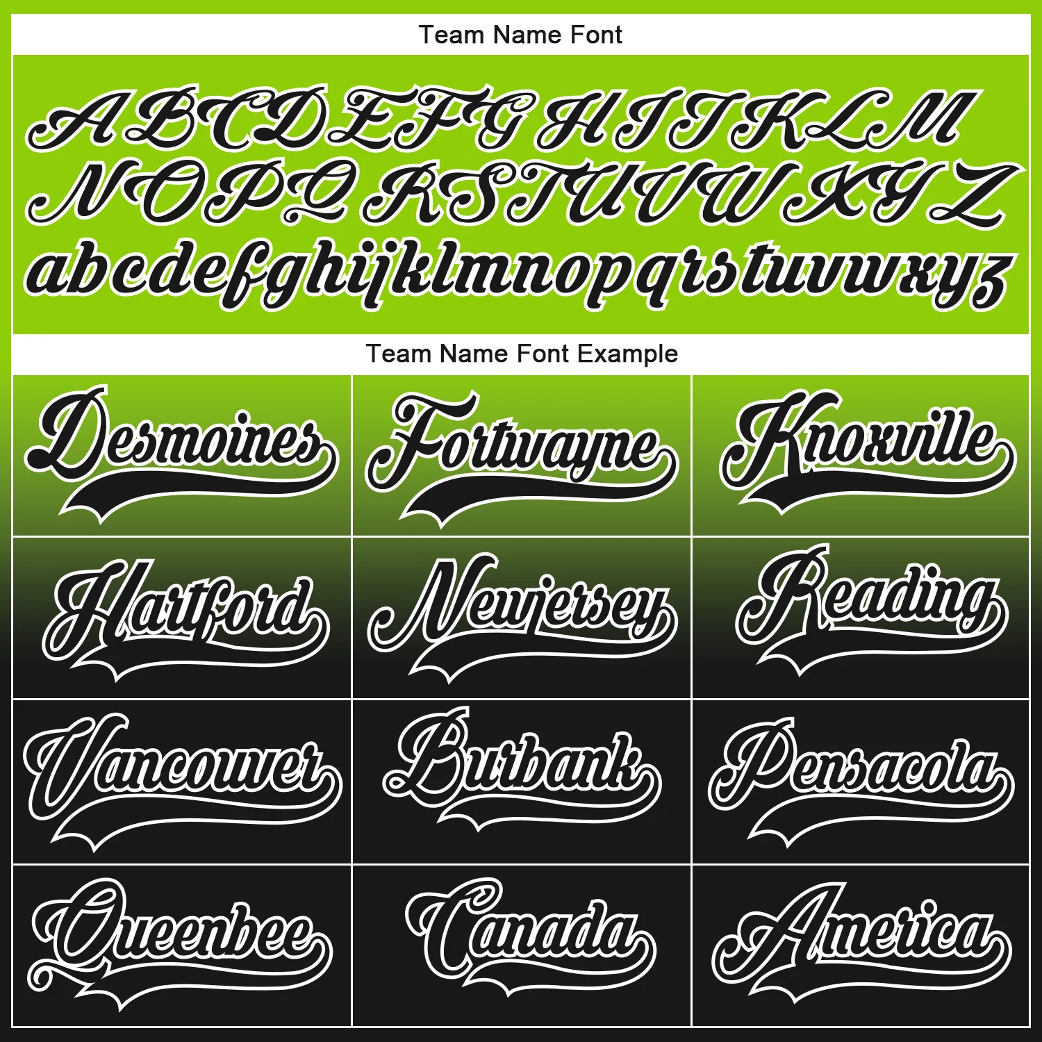 Custom Neon Green Black-White Fade Fashion Hockey Lace Neck Jersey - Image 7