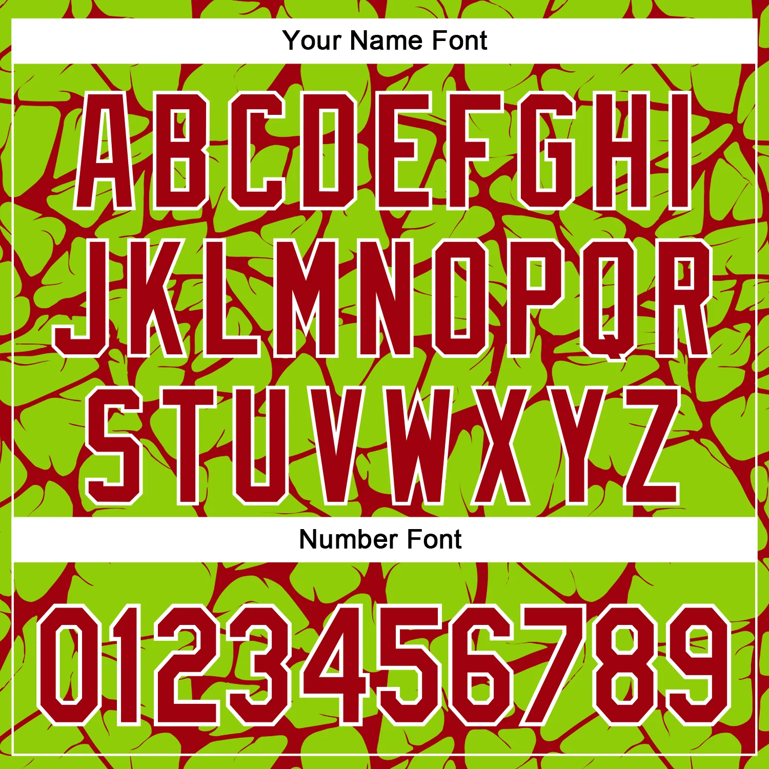 Custom Neon Green Red-White Abstract Network Bomber Full-Snap Varsity Letterman Hoodie Jacket - Image 6