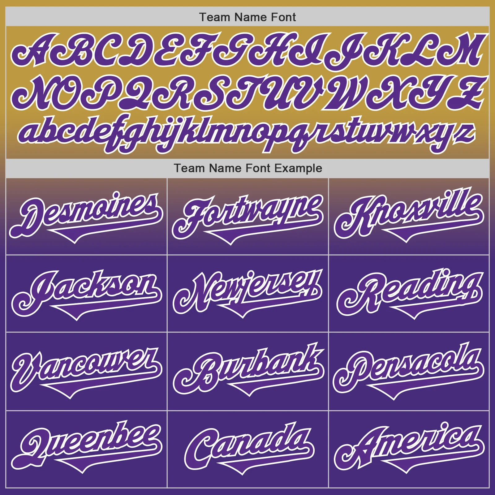 Custom Old Gold Purple-White Authentic Fade Fashion Baseball Jersey - Image 4