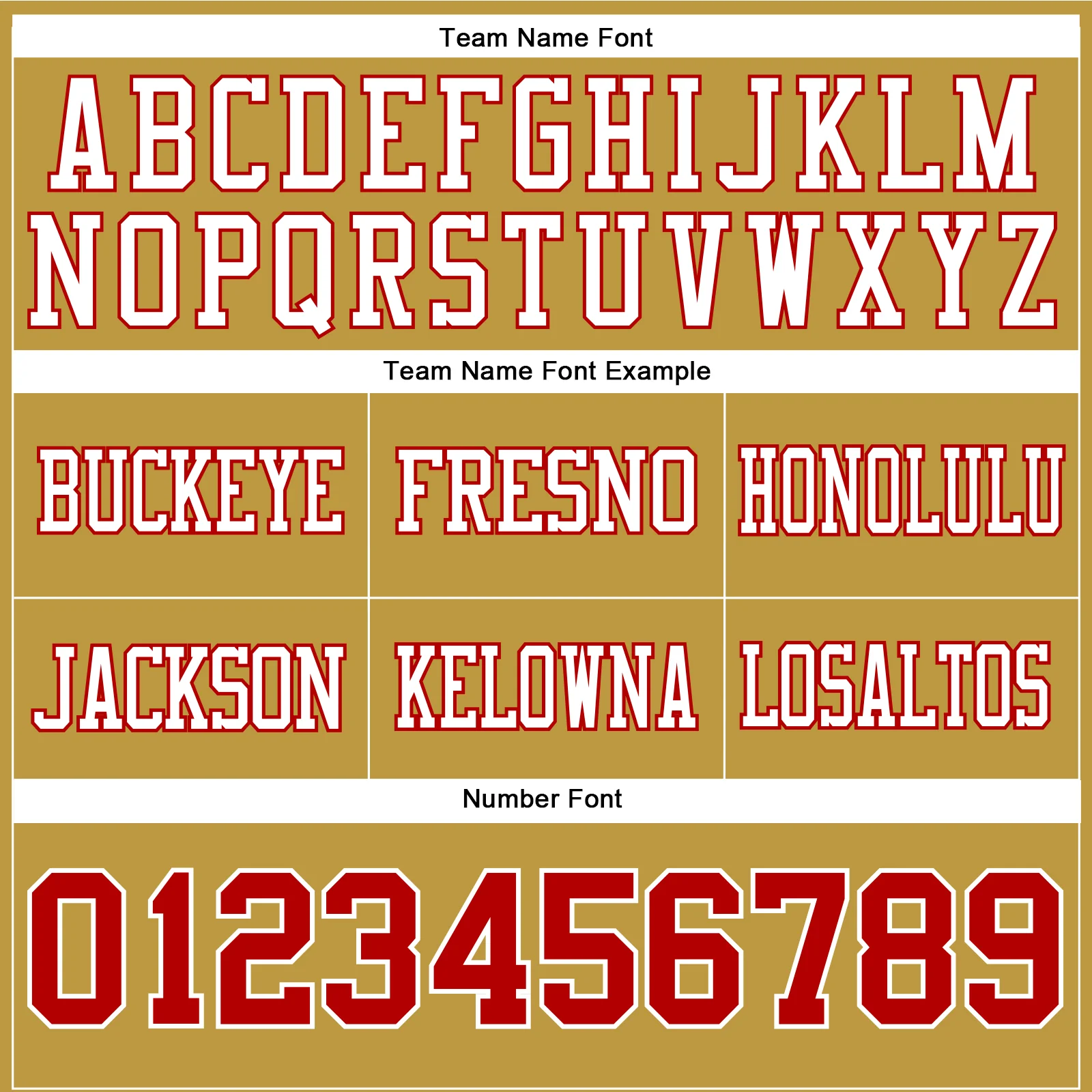 Custom Old Gold Red-White Authentic Football Jersey - Image 4