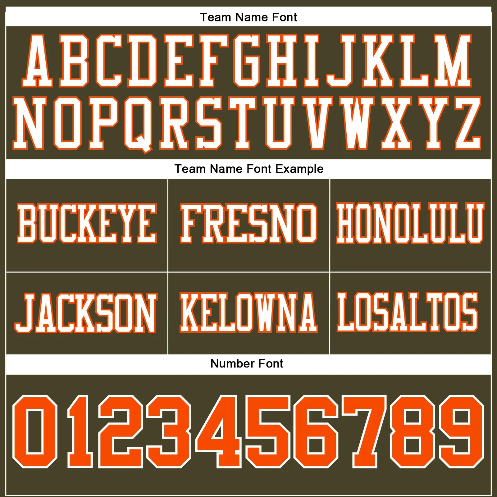 Custom Olive Orange-White Authentic Salute To Service Football Jersey - Image 4