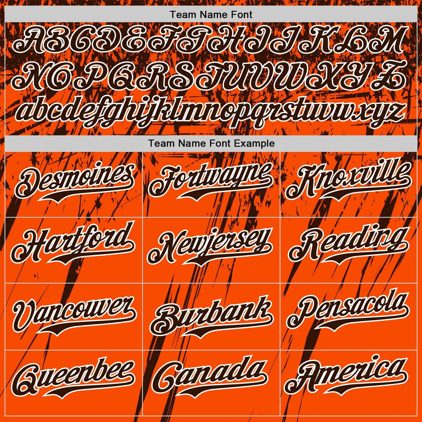 Custom Orange Brown-White Distressed Scratch Brush Stroke Authentic Baseball Jersey - Image 4