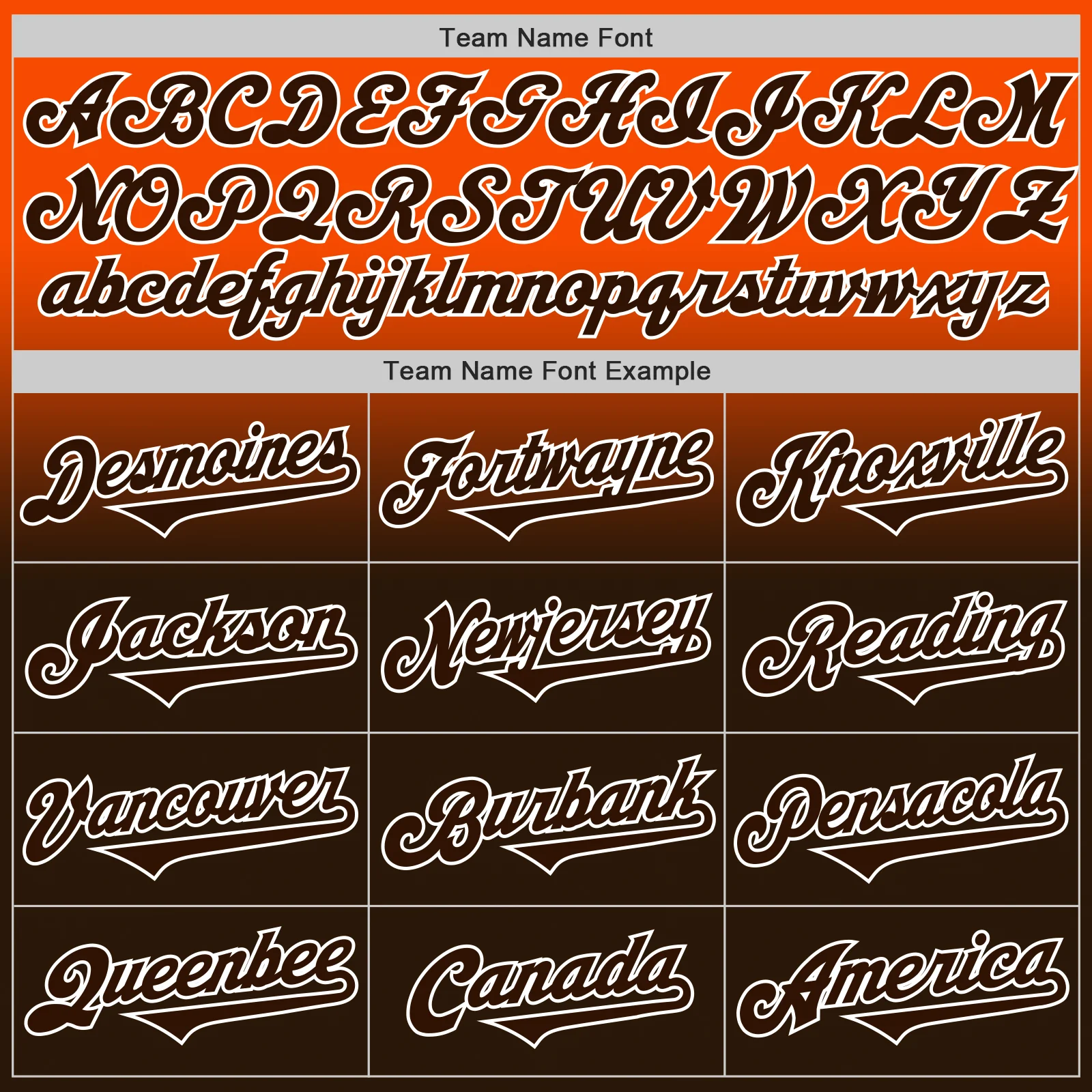 Custom Orange Brown-White Authentic Fade Fashion Baseball Jersey - Image 4