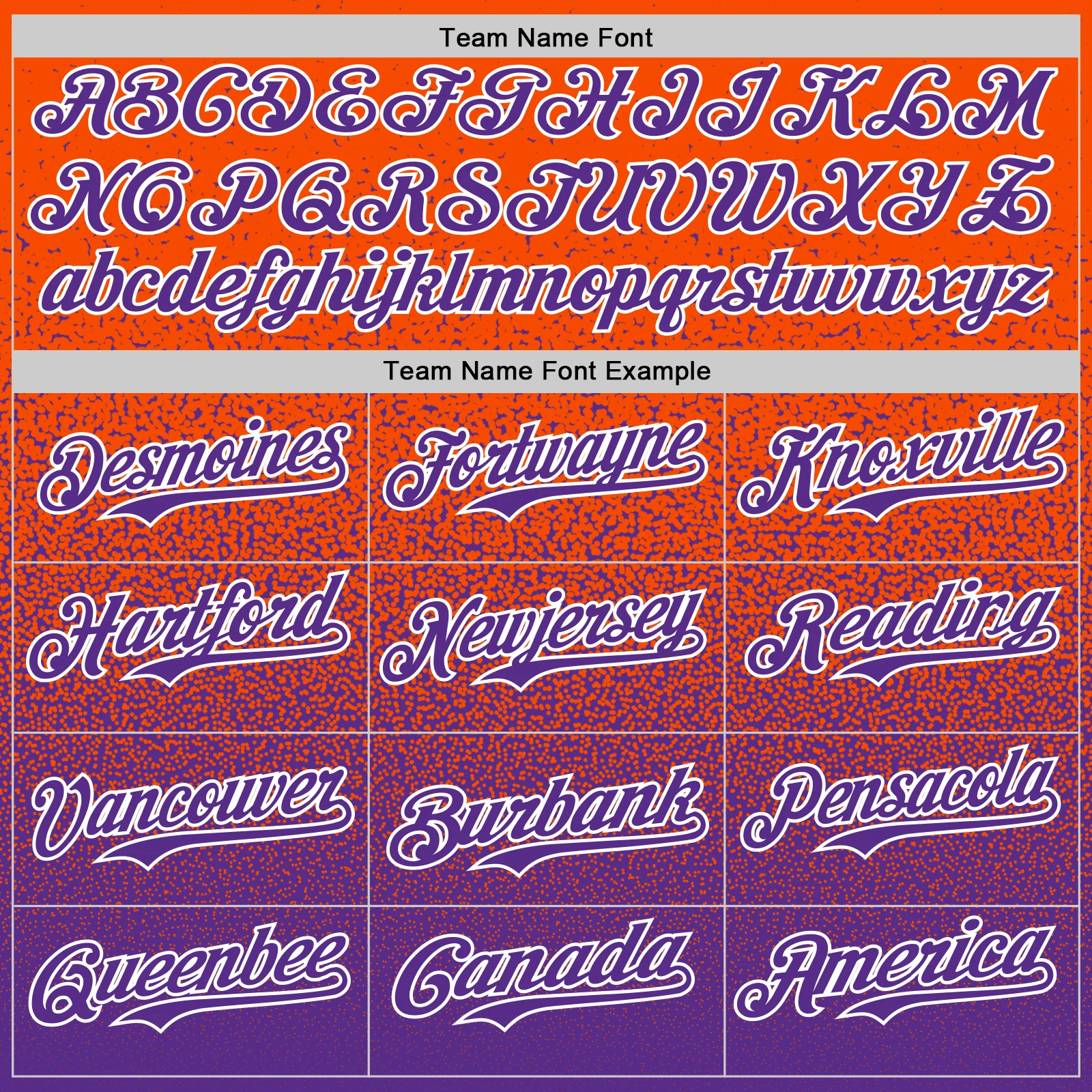 Custom Orange Purple-White Fade Fashion Speckle Authentic Baseball Jersey - Image 4