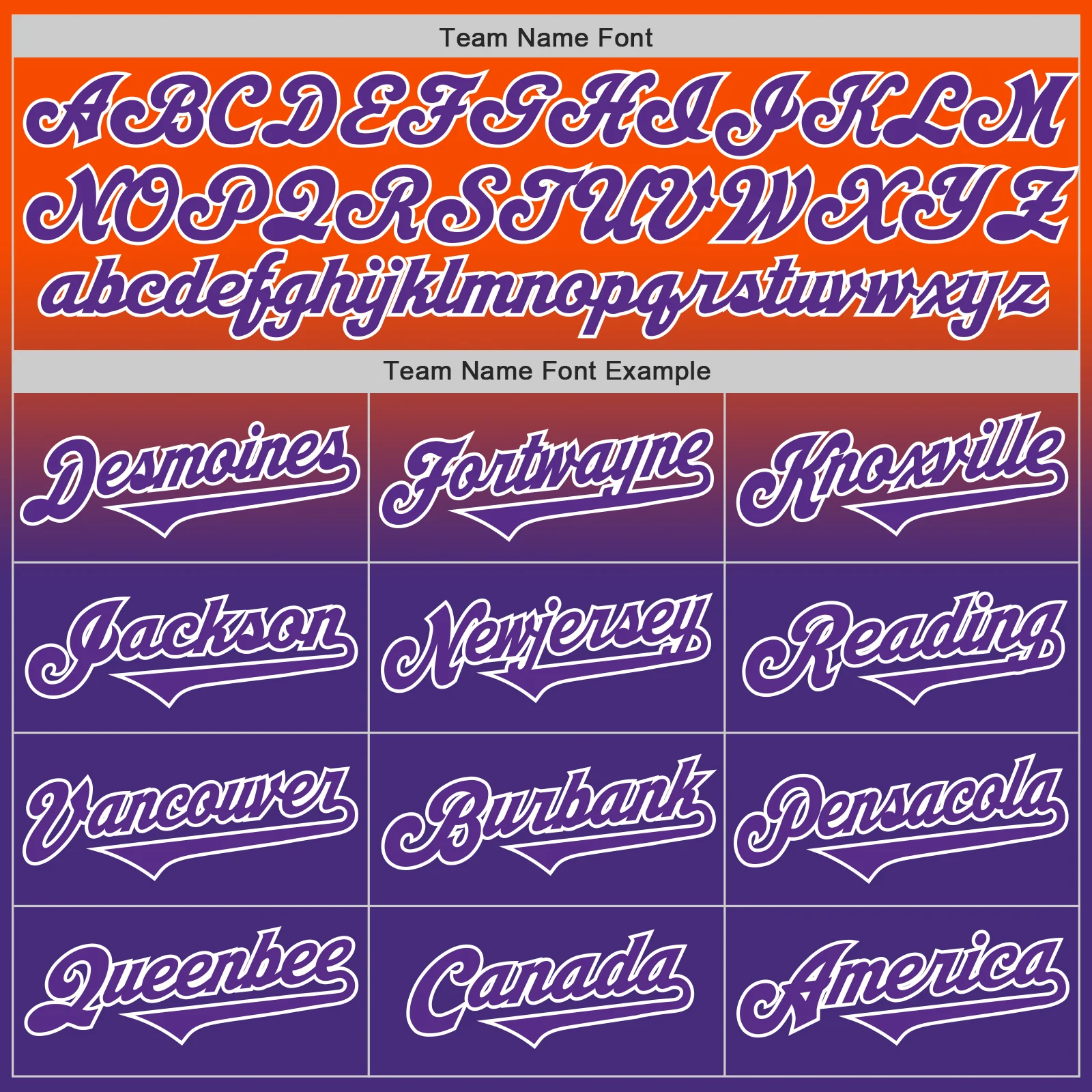 Custom Orange Purple-White Authentic Fade Fashion Baseball Jersey - Image 4