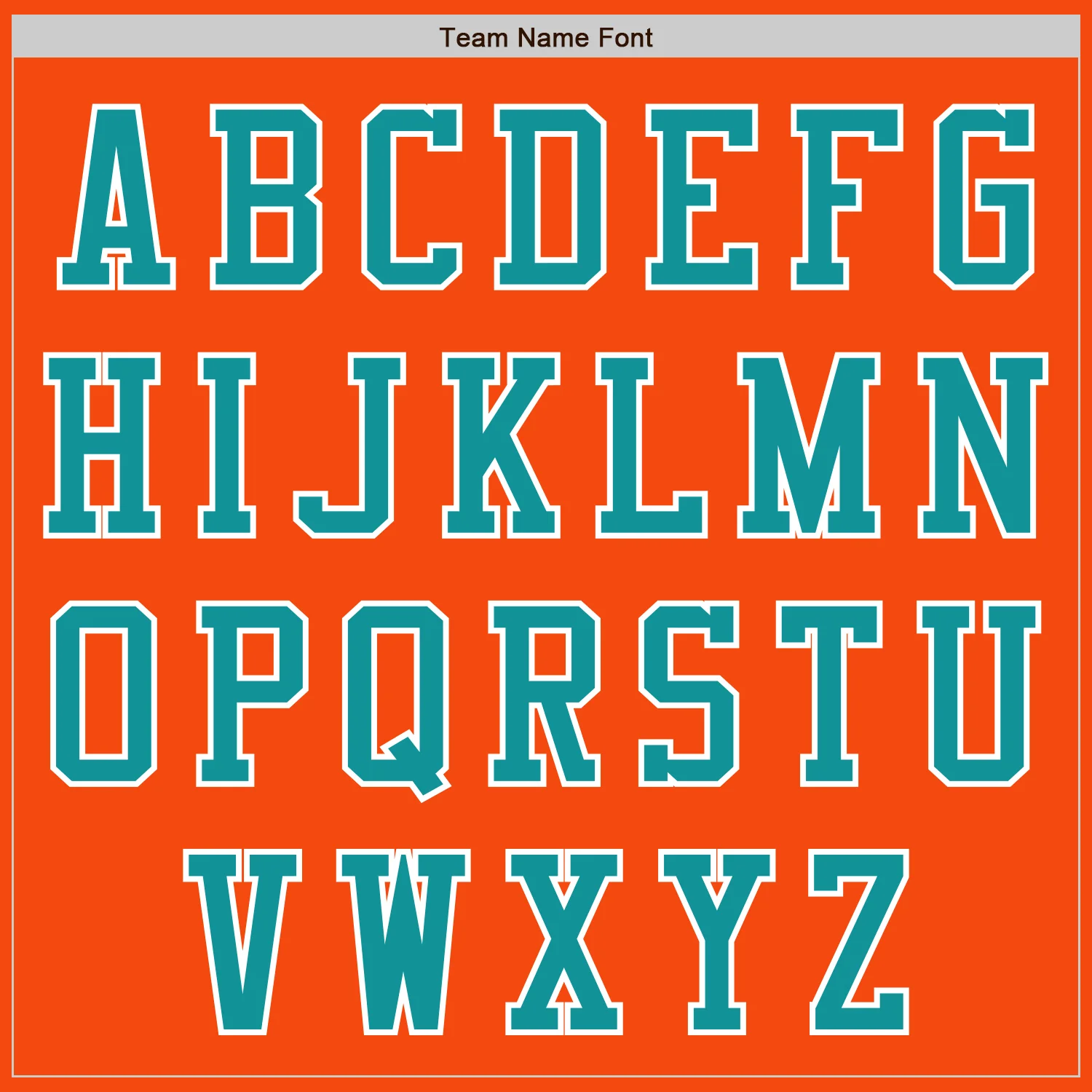Custom Orange Teal-White Authentic Baseball Jersey - Image 7