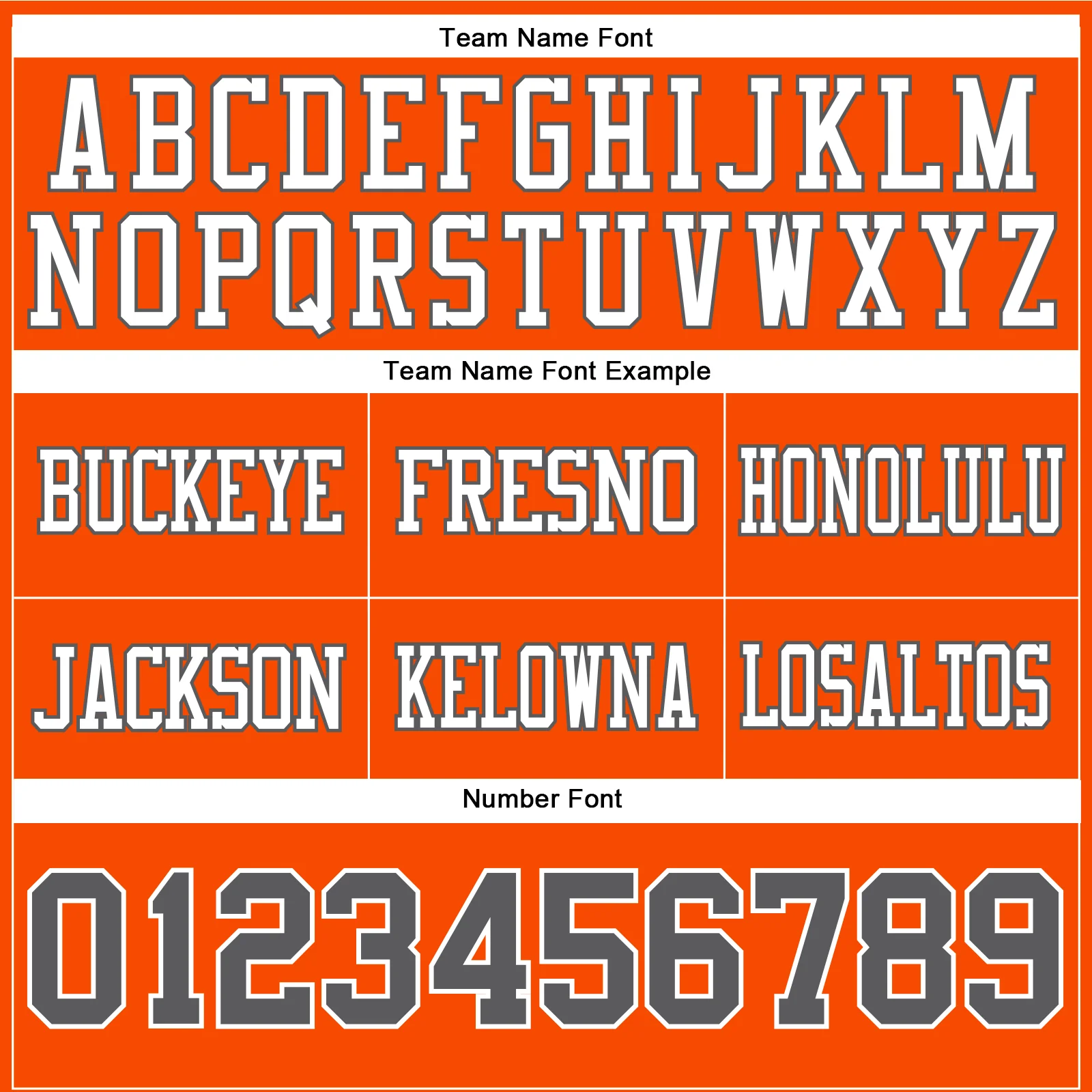 Custom Orange Steel Gray-White Authentic Football Jersey - Image 4