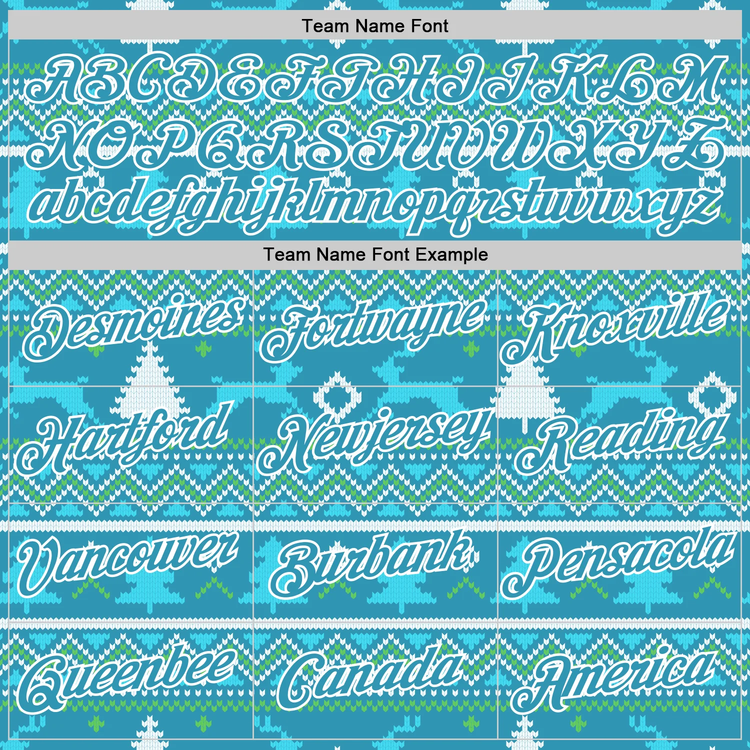 Custom Stitched Panther Blue Panther Blue-White 3D Christmas Ugly Sweater Sports Pullover Sweatshirt Hoodie - Image 3