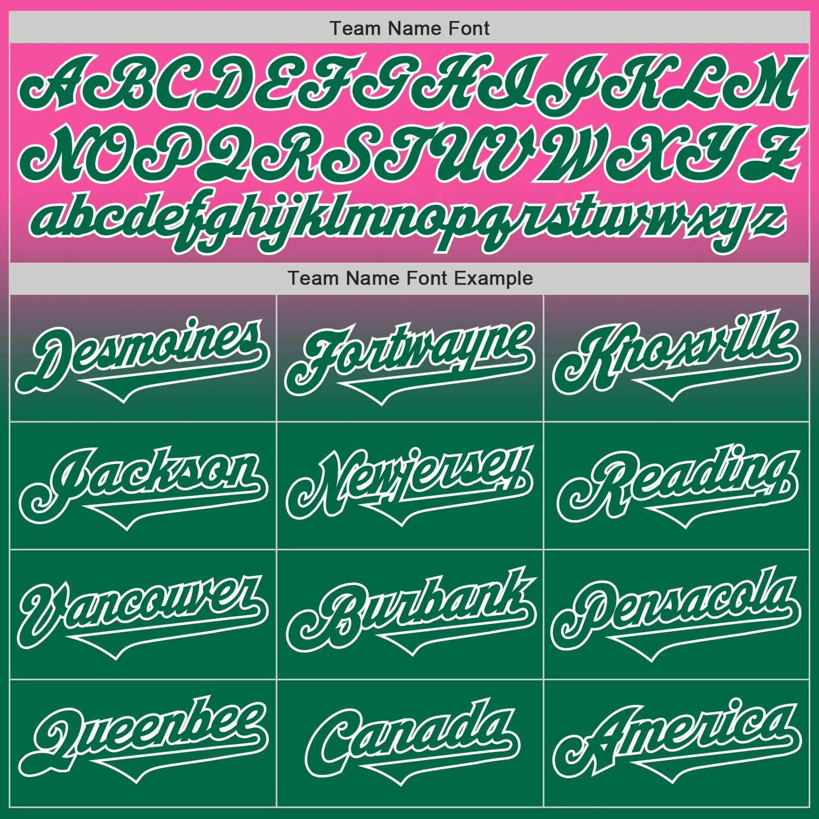Custom Pink Kelly Green-White Authentic Fade Fashion Baseball Jersey - Image 4