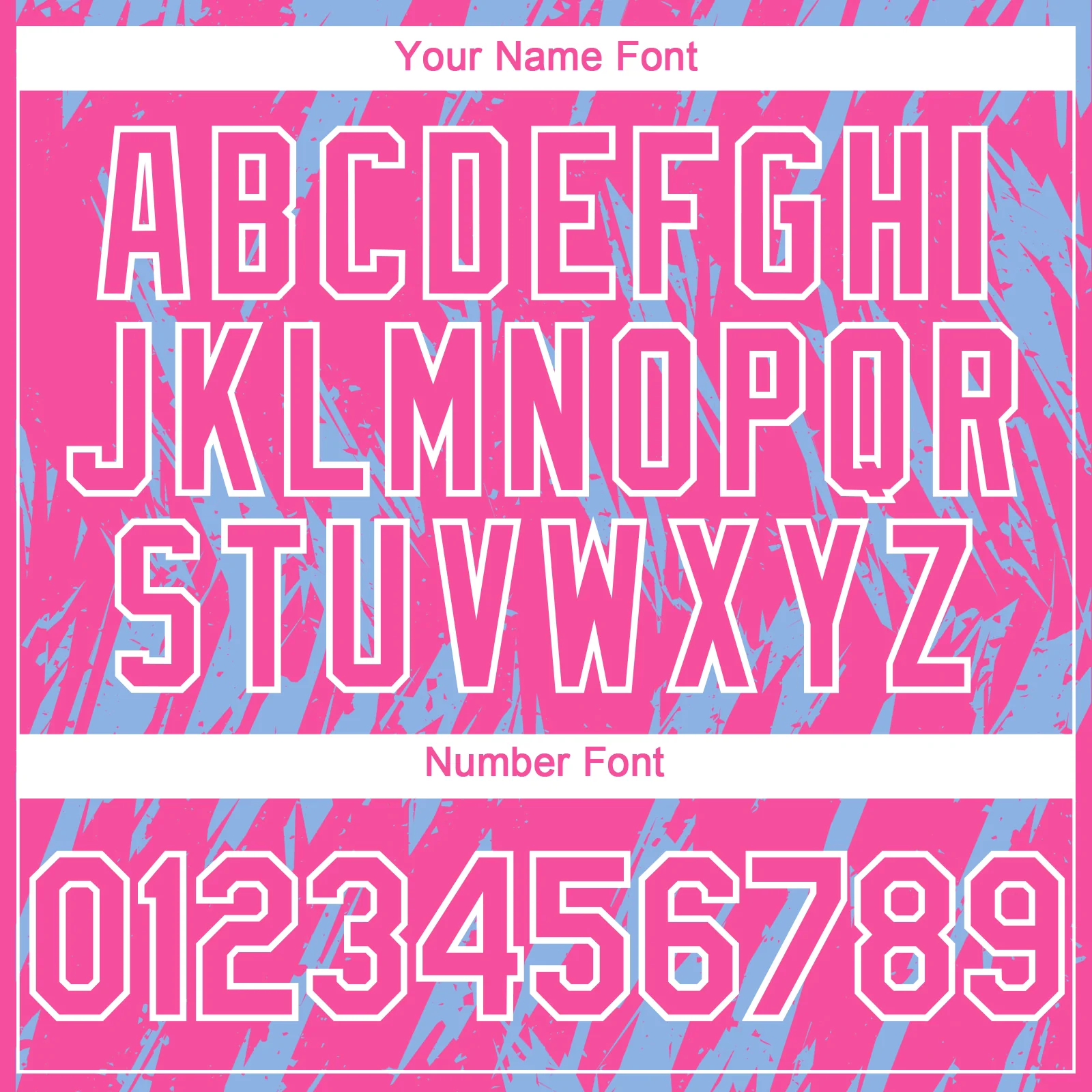Custom Pink White-Light Blue Splatter Torn Sharp Brush Stroke Authentic Baseball Jersey - Image 5