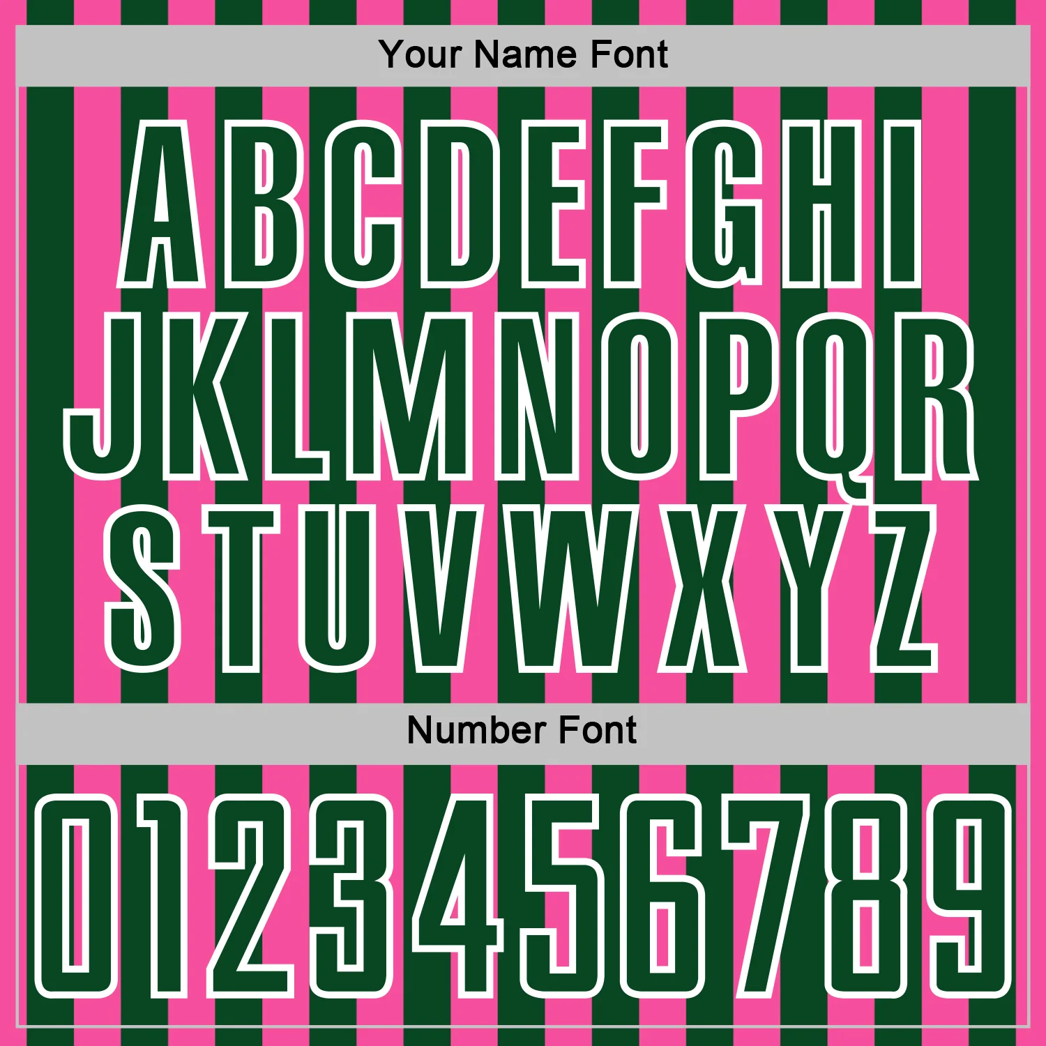 Custom Pink Green-White Stripe Sports Sublimation Soccer Uniform Jersey - Image 6