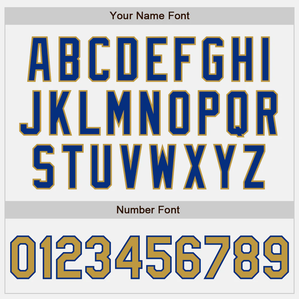 Custom White Royal Pinstripe Old Gold Authentic Baseball Jersey - Image 5