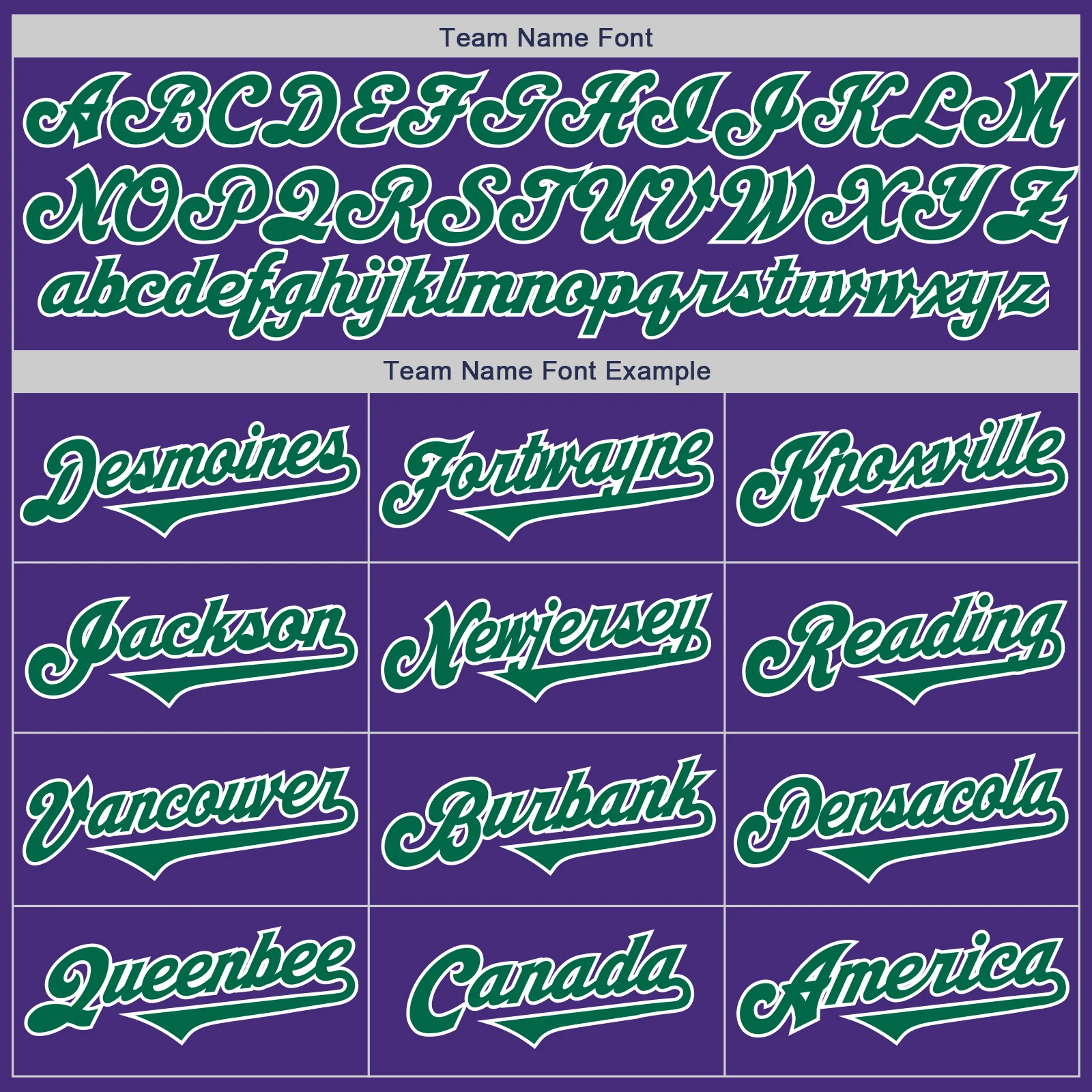 Custom Purple Kelly Green-White Authentic Two Tone Baseball Jersey - Image 4