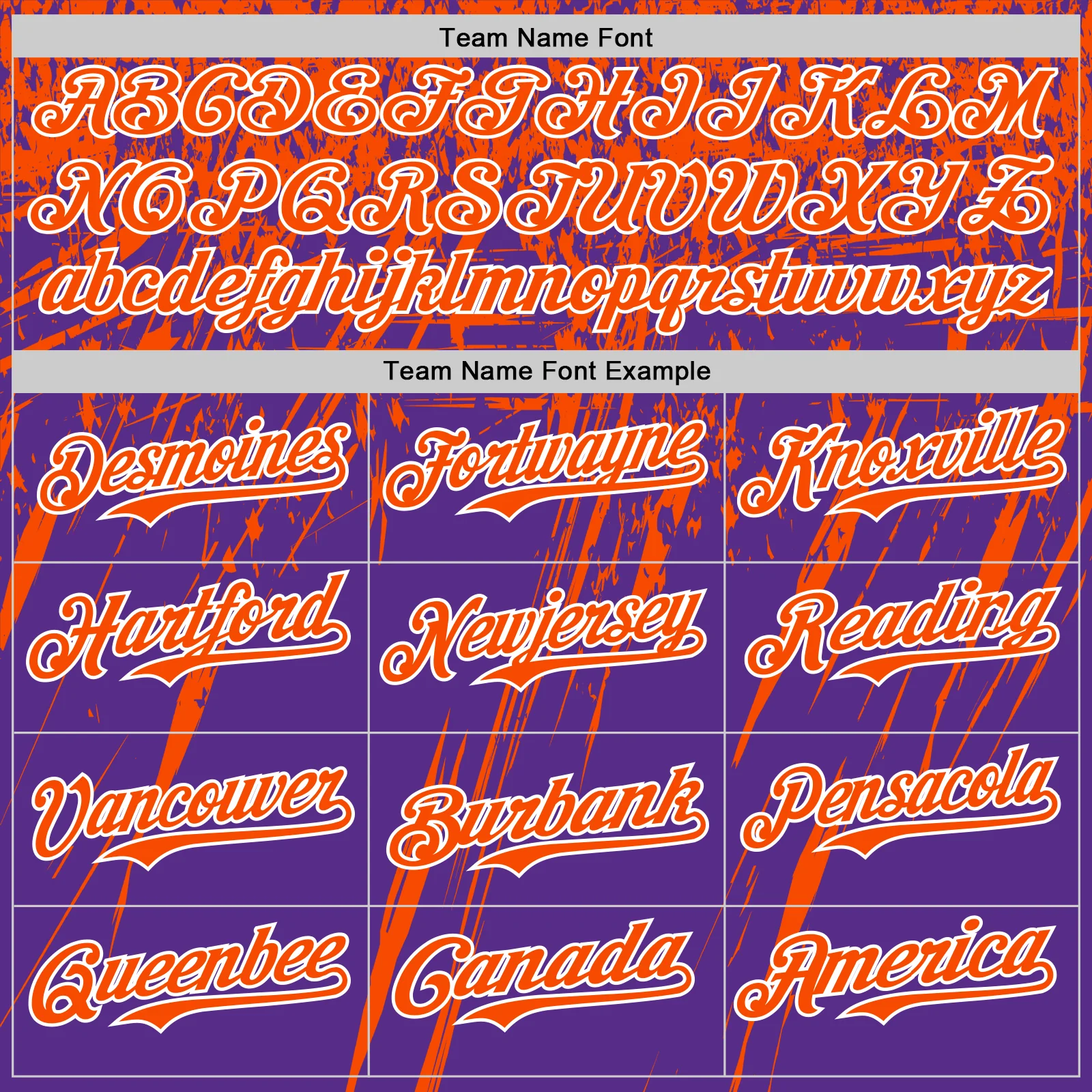 Custom Purple Orange-White Distressed Scratch Brush Stroke Authentic Baseball Jersey - Image 4