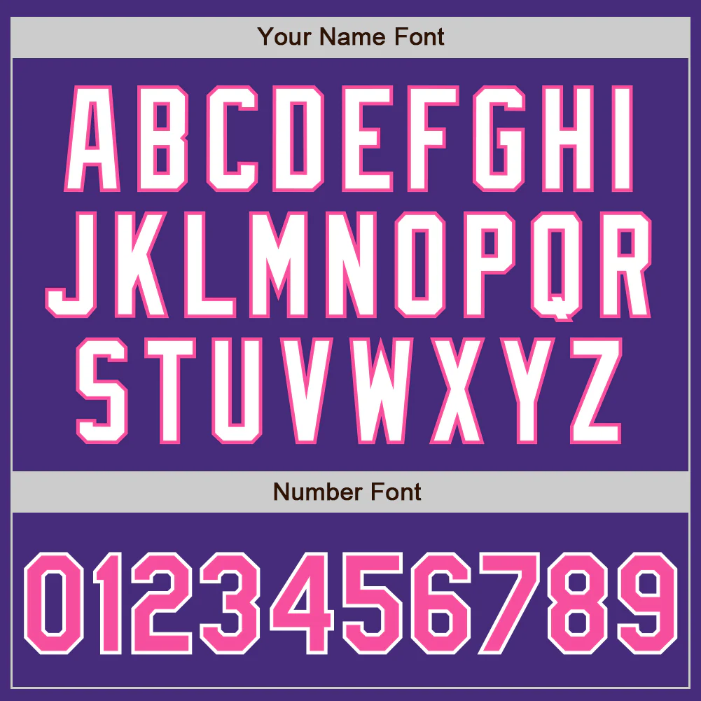 Custom Purple Pink-White Authentic Two Tone Baseball Jersey - Image 5