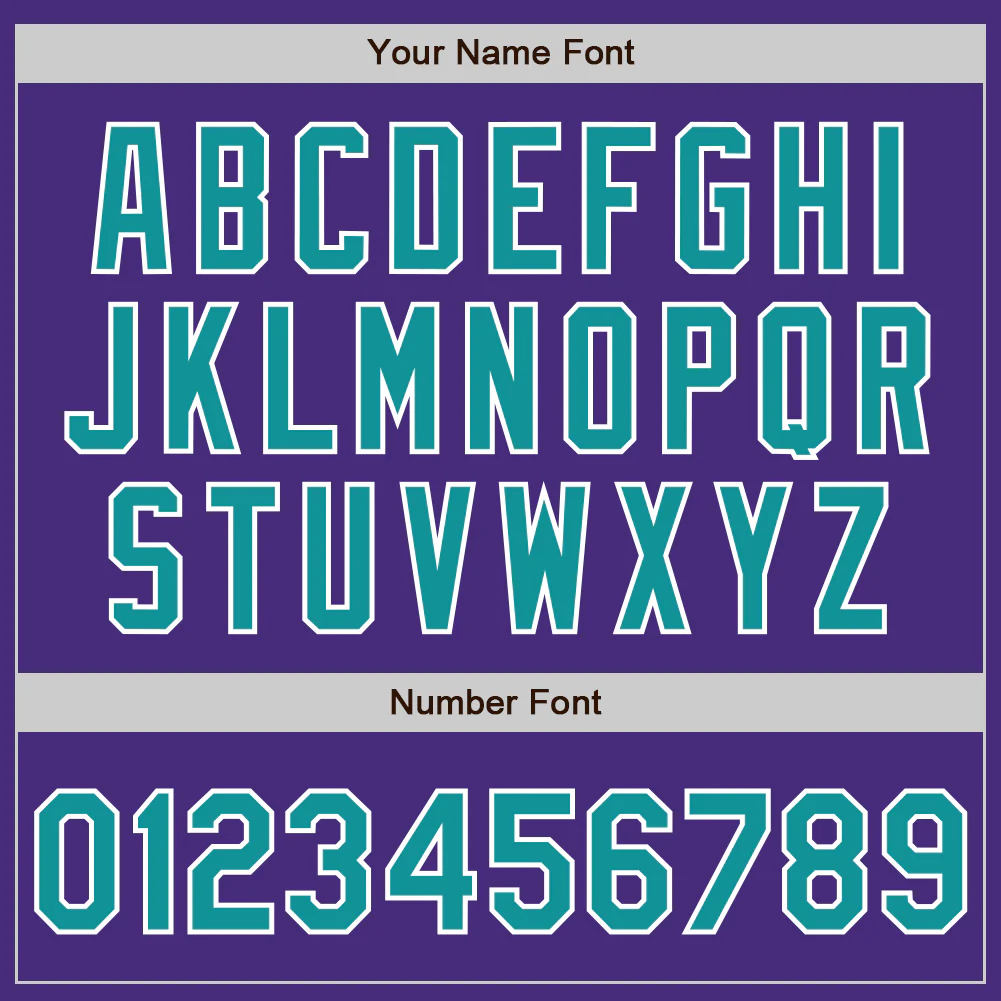 Custom Purple Teal-White Authentic Two Tone Baseball Jersey - Image 5