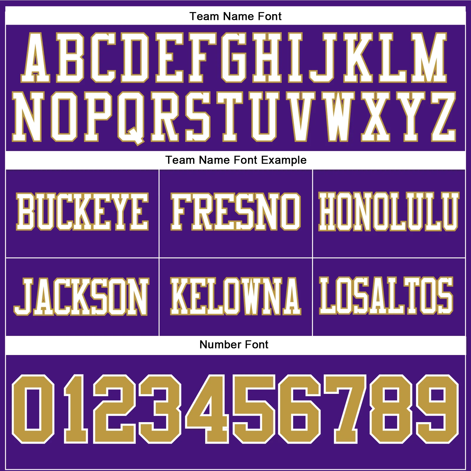 Custom Purple Old Gold-White Authentic Football Jersey - Image 4