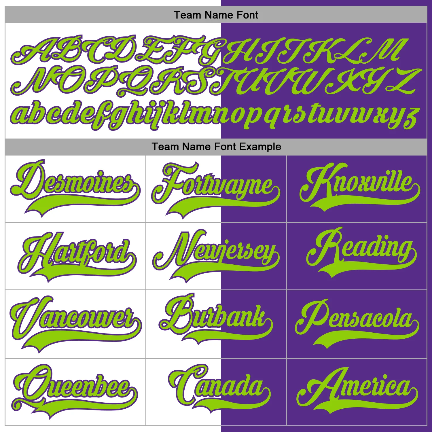 Custom Purple Neon Green-White Split Fashion Hockey Lace Neck Jersey - Image 4