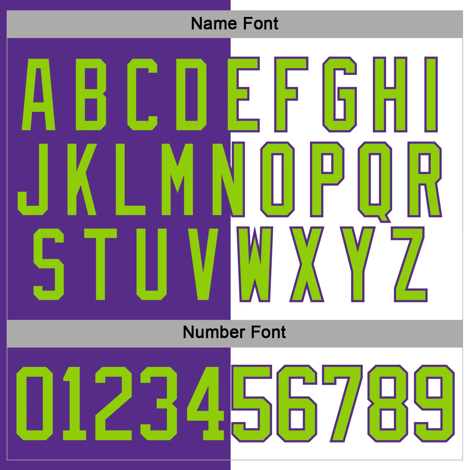 Custom Purple Neon Green-White Split Fashion Hockey Lace Neck Jersey - Image 5