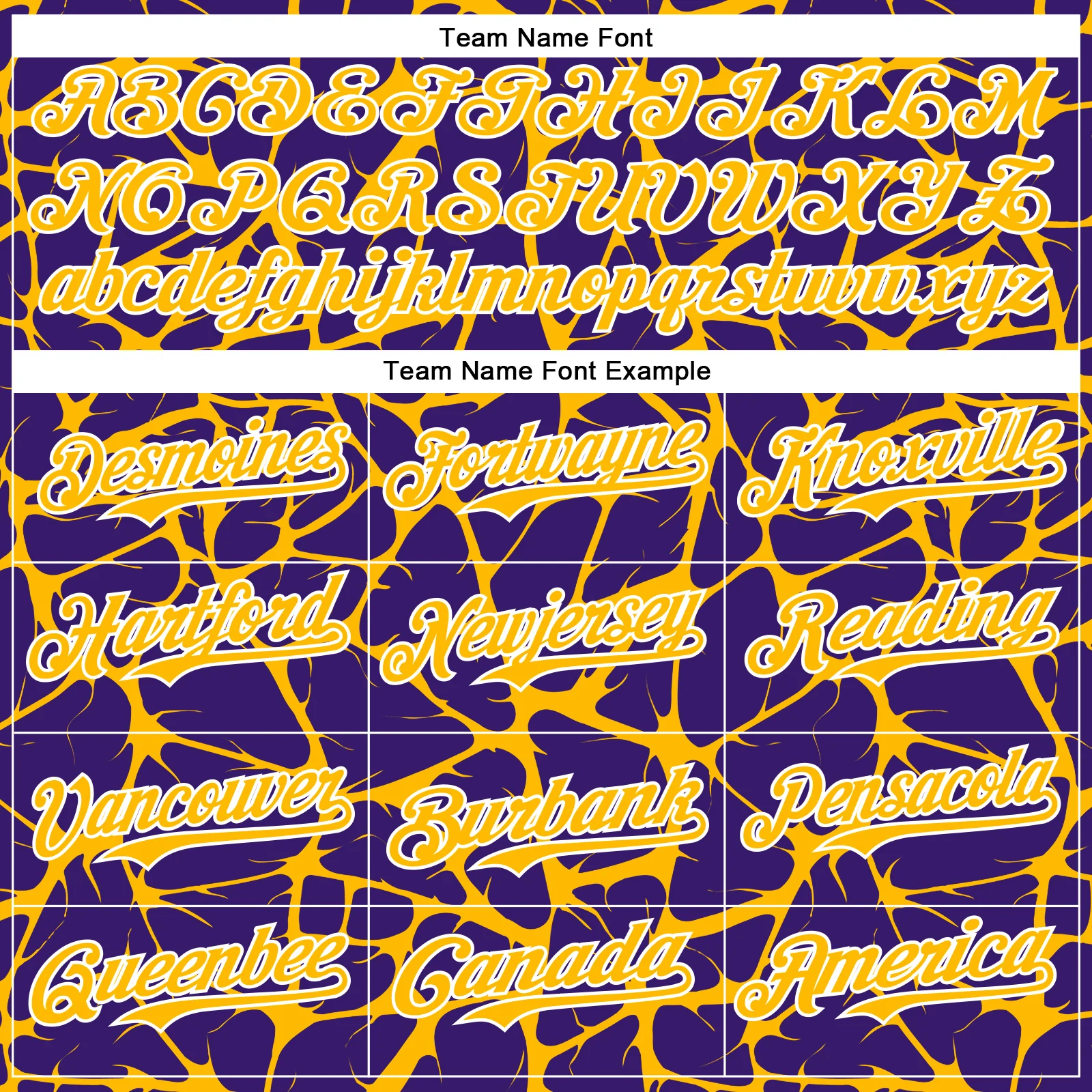 Custom Purple Gold-White Abstract Network Bomber Full-Snap Varsity Letterman Hoodie Jacket - Image 5