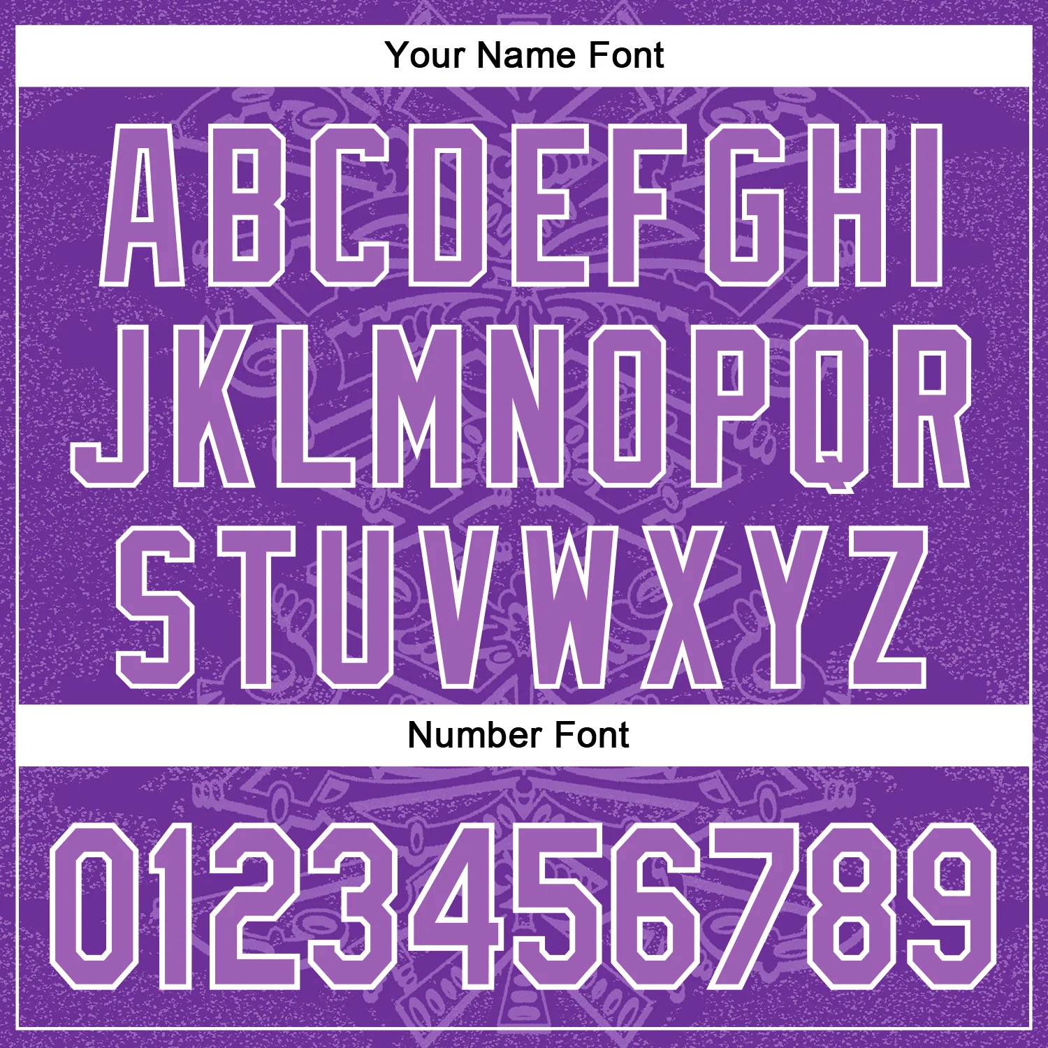 Custom Purple Medium Purple-White 3D KYLMAX HUBTUHAN Authentic Baseball Jersey - Image 5