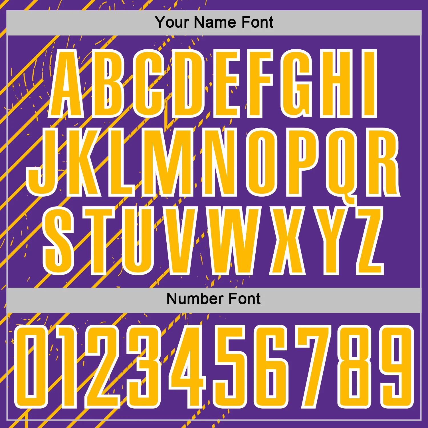 Custom Purple Gold-White Lines Sports Sublimation Soccer Uniform Jersey - Image 6