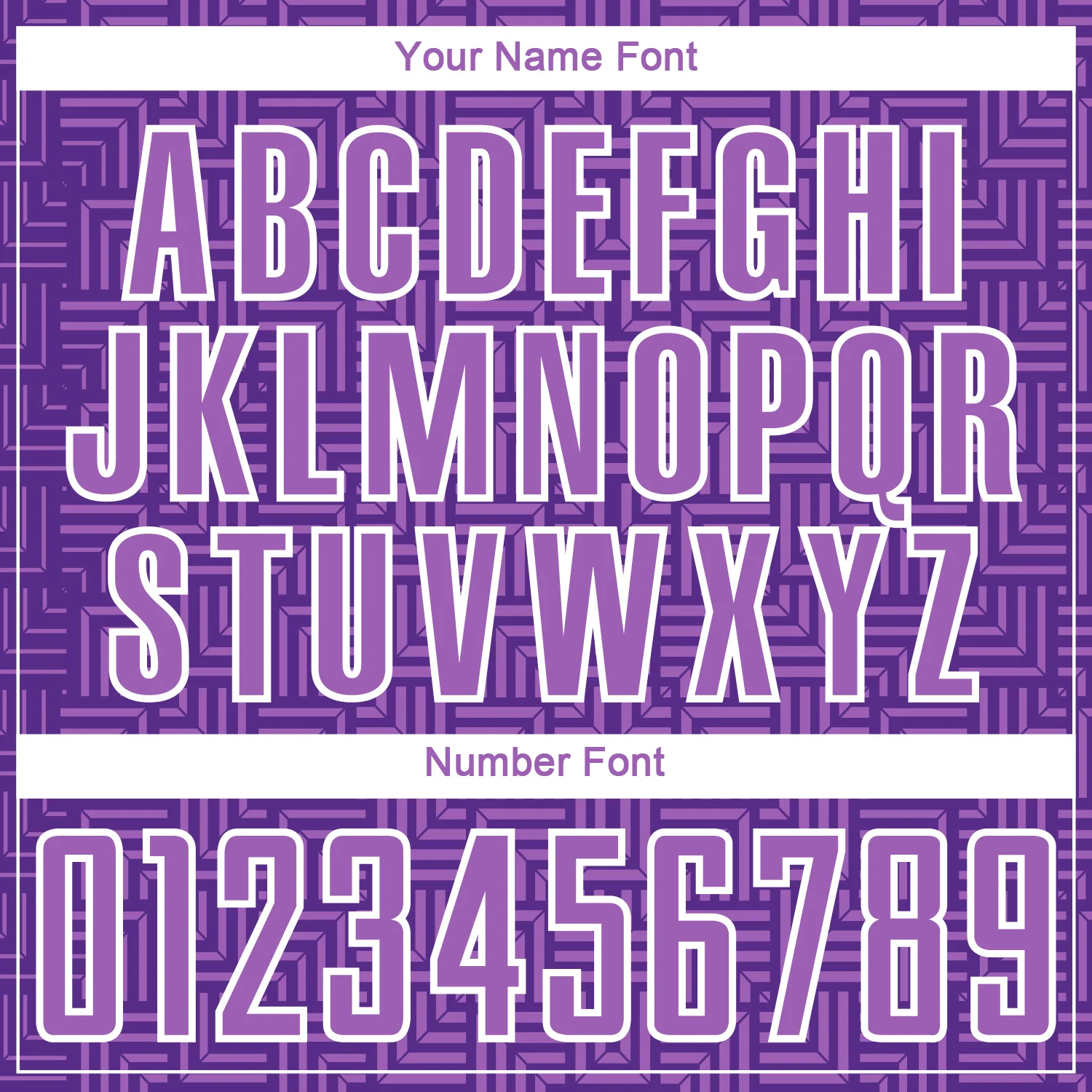 Custom Purple Medium Purple-White Geometric Maze Interlocking Square Sports Sublimation Soccer Uniform Jersey - Image 6