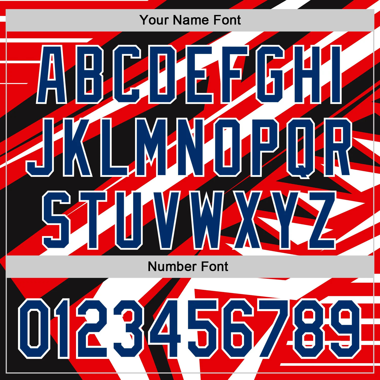 Custom Red USA Navy Blue White-Black Car Racing Formula Auto Motorsport Authentic Baseball Jersey - Image 5