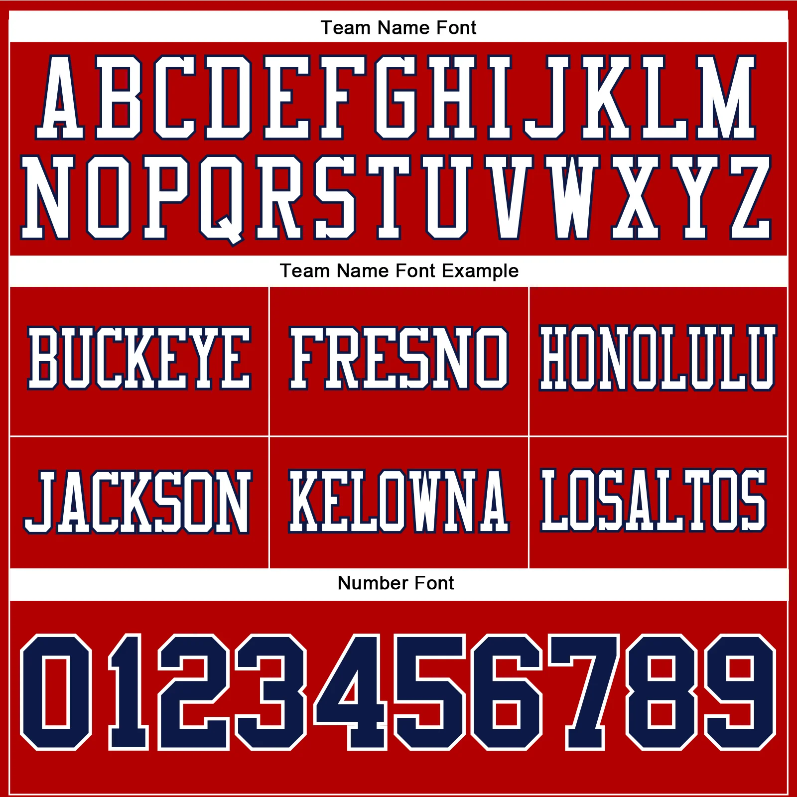 Custom Red Navy-White Authentic Football Jersey - Image 4