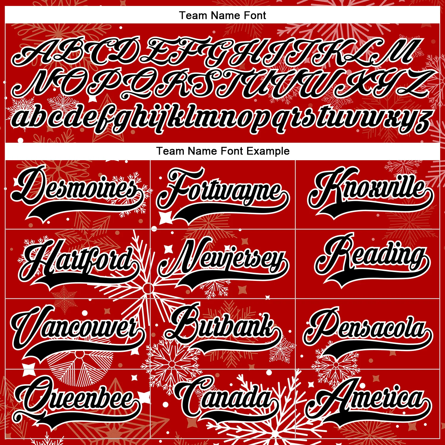 Custom Red Black-White 3D Christmas Hockey Lace Neck Jersey - Image 4
