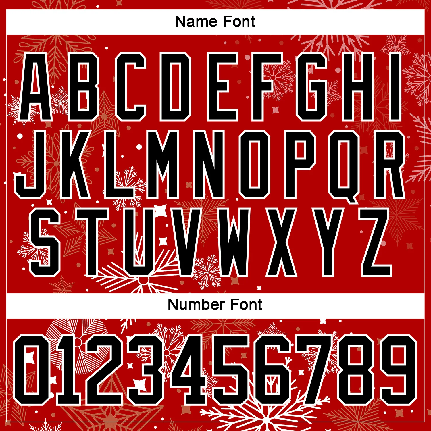 Custom Red Black-White 3D Christmas Hockey Lace Neck Jersey - Image 5