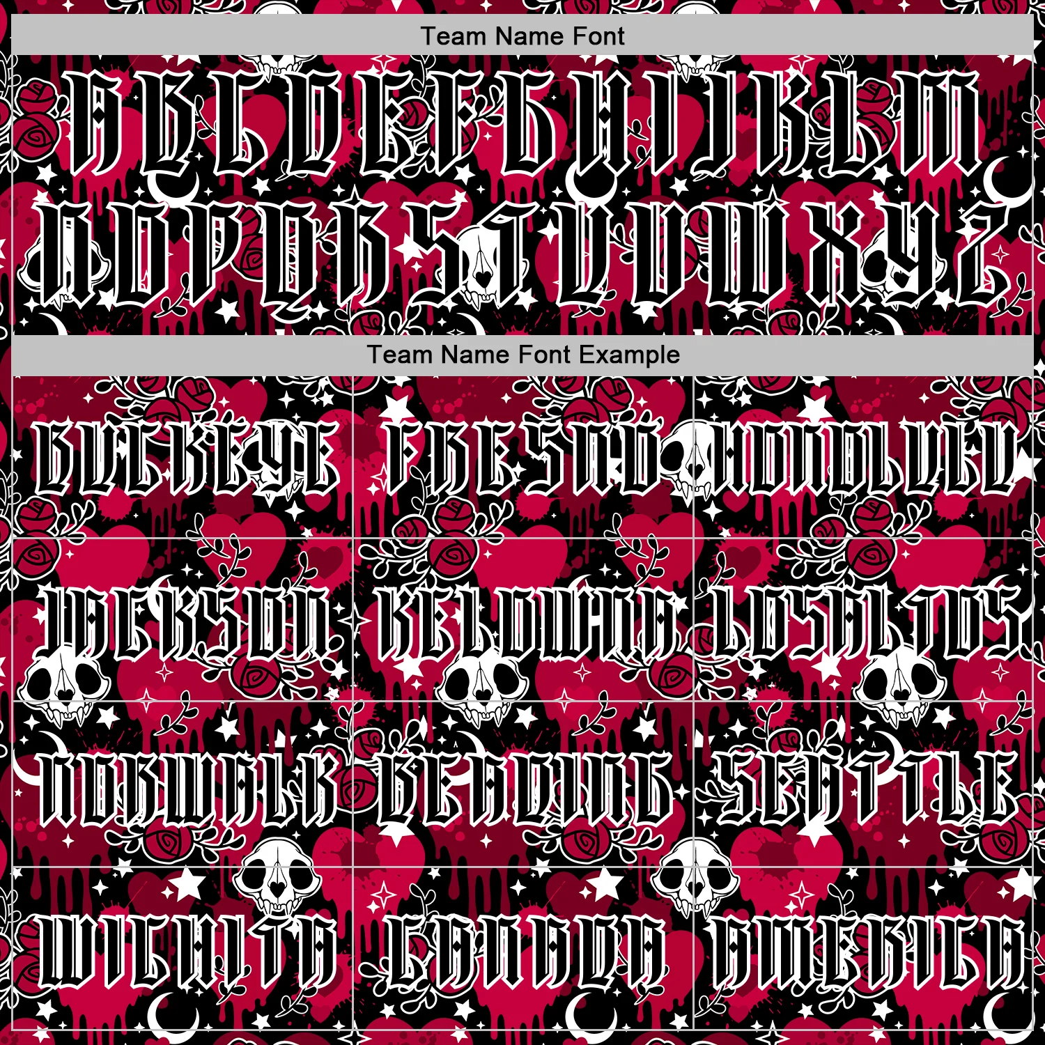 Custom Red Black-White 3D Skull Roses Gothic Splash Hearts Stars Sports Pullover Sweatshirt Hoodie - Image 3