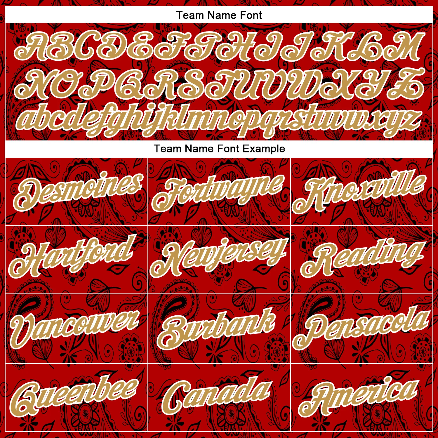 Custom Stitched Red Old Gold-White 3D Pattern Design Ethnic Paisley Floral Bandana Sports Pullover Sweatshirt Hoodie - Image 3