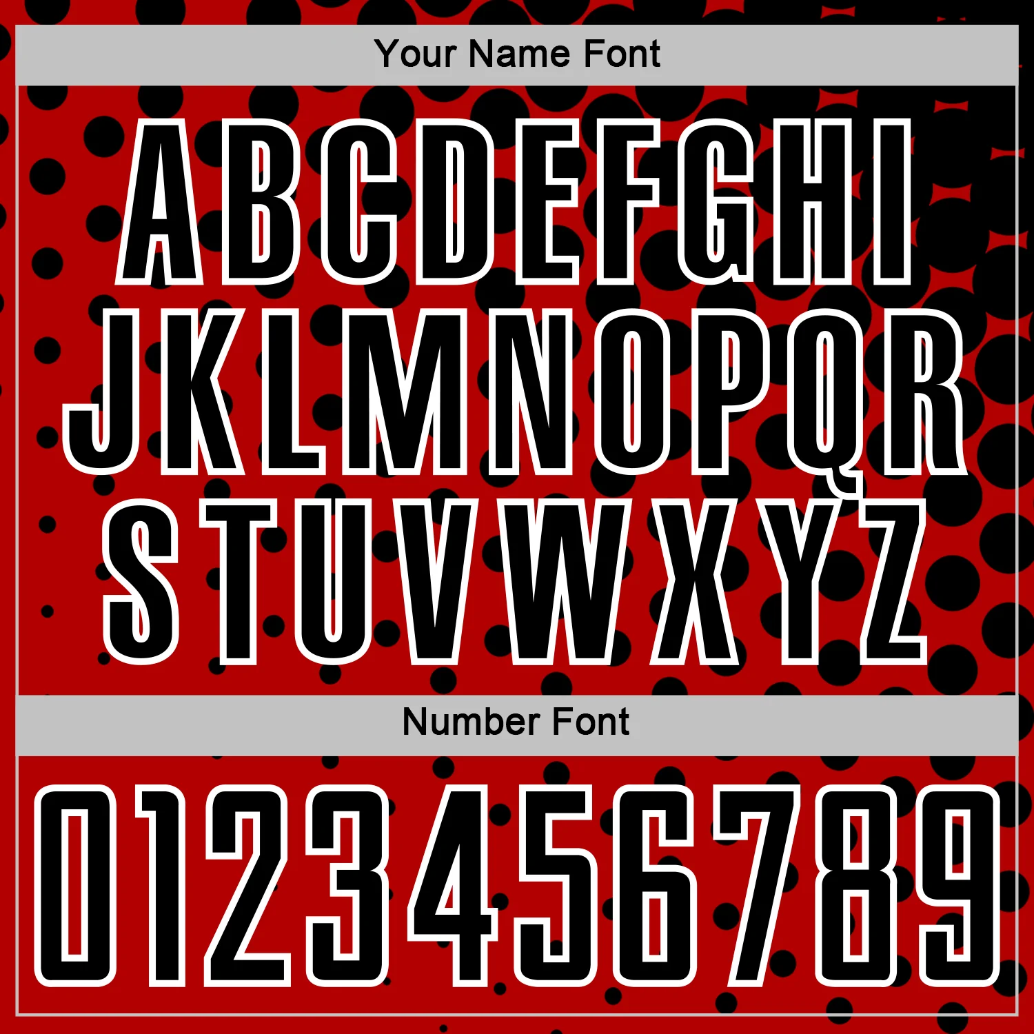 Custom Red Black-White Modern Polka Dot Sublimation Soccer Uniform Jersey - Image 6