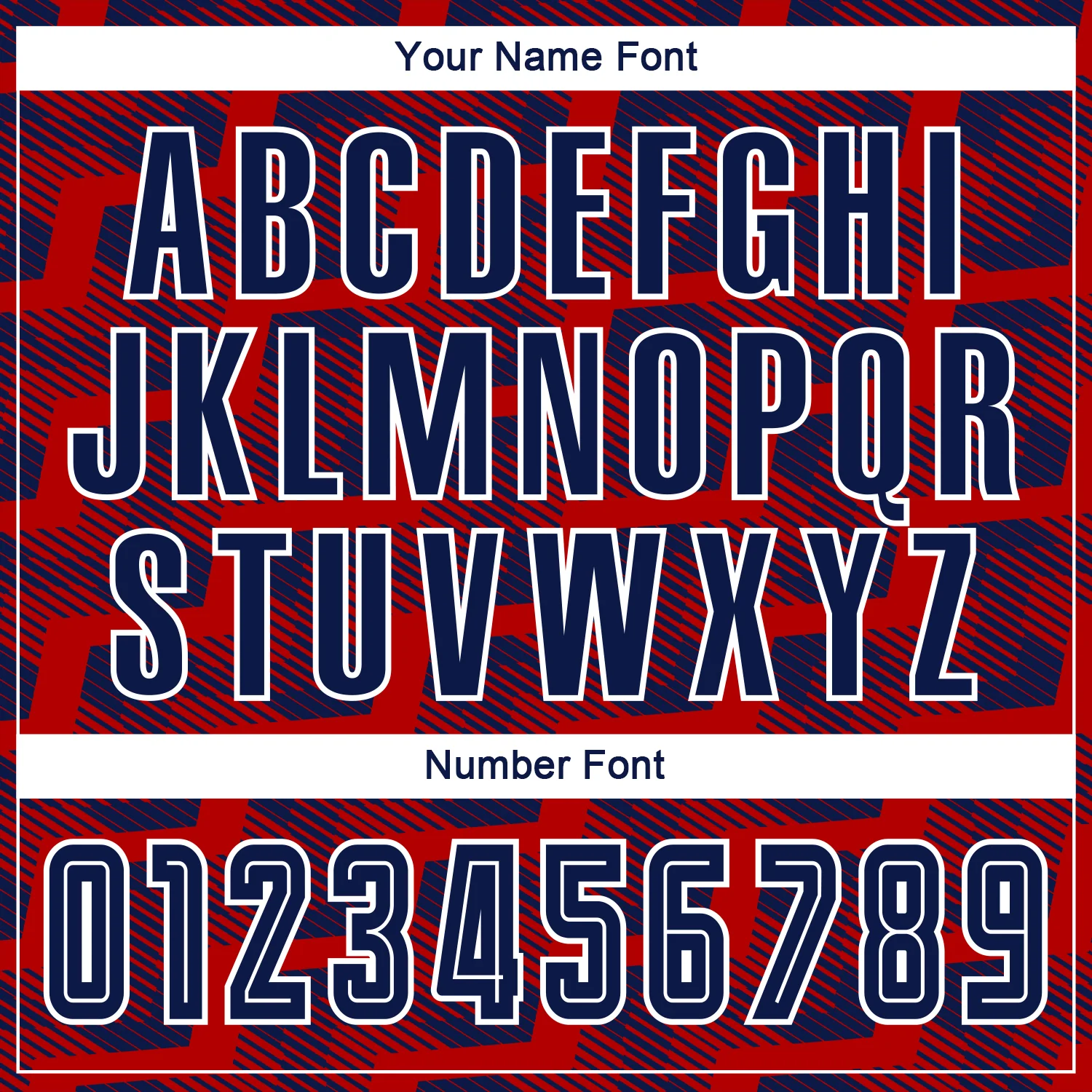 Custom Red Navy-White Line Sublimation Soccer Uniform Jersey - Image 6