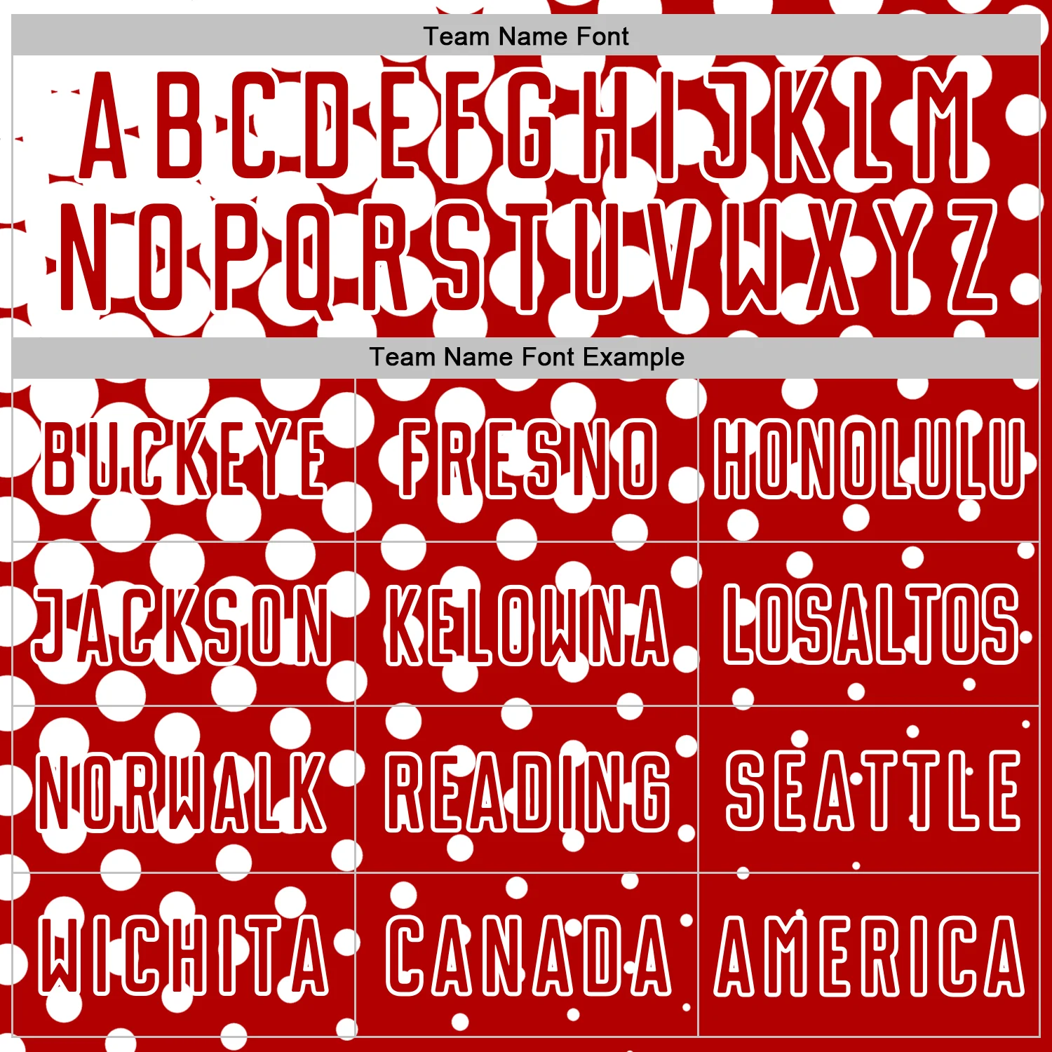 Custom Red White Modern Polka Dot Sublimation Soccer Uniform Jersey - Image 5