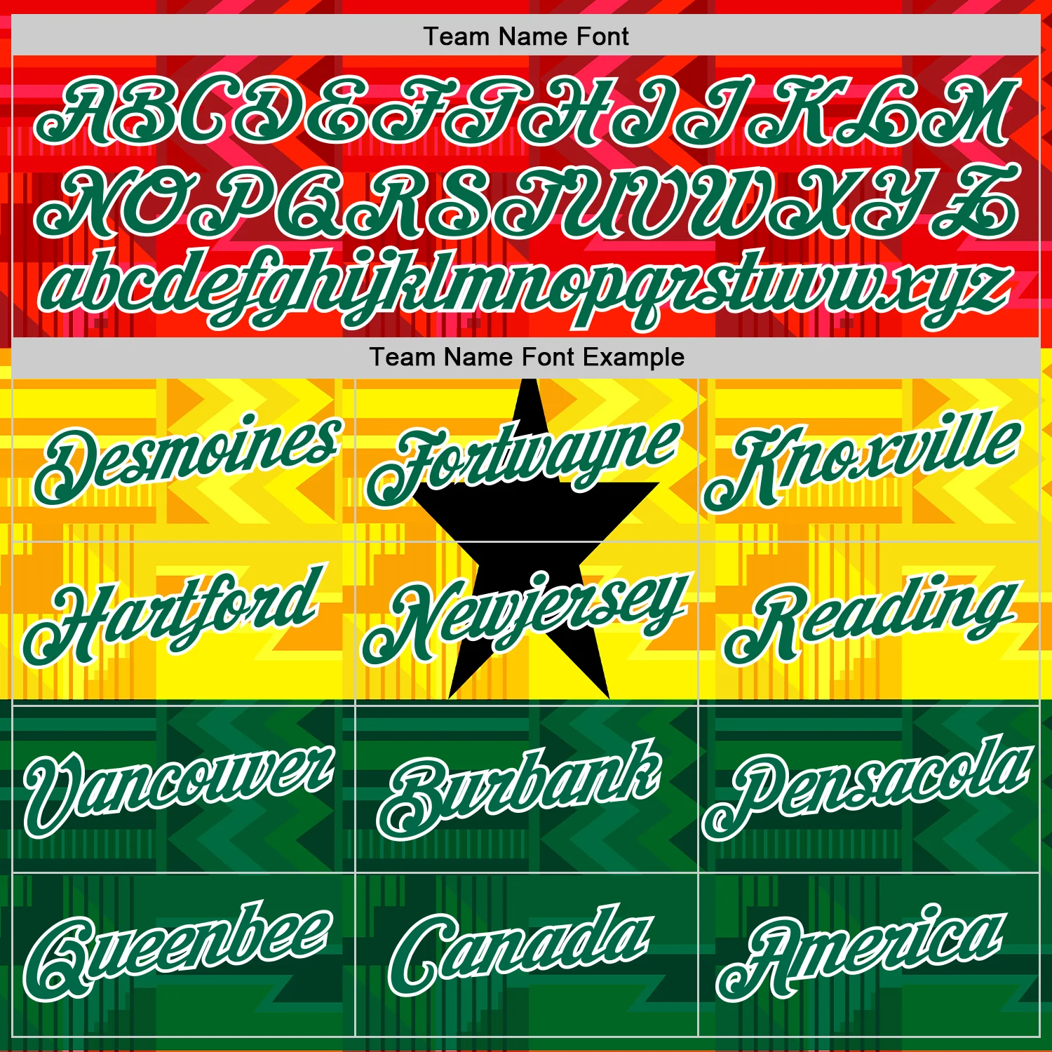 Custom Red Kelly Green White Yellow-Black Ghana Flag Soccer Jersey Performance T-Shirt - Image 3