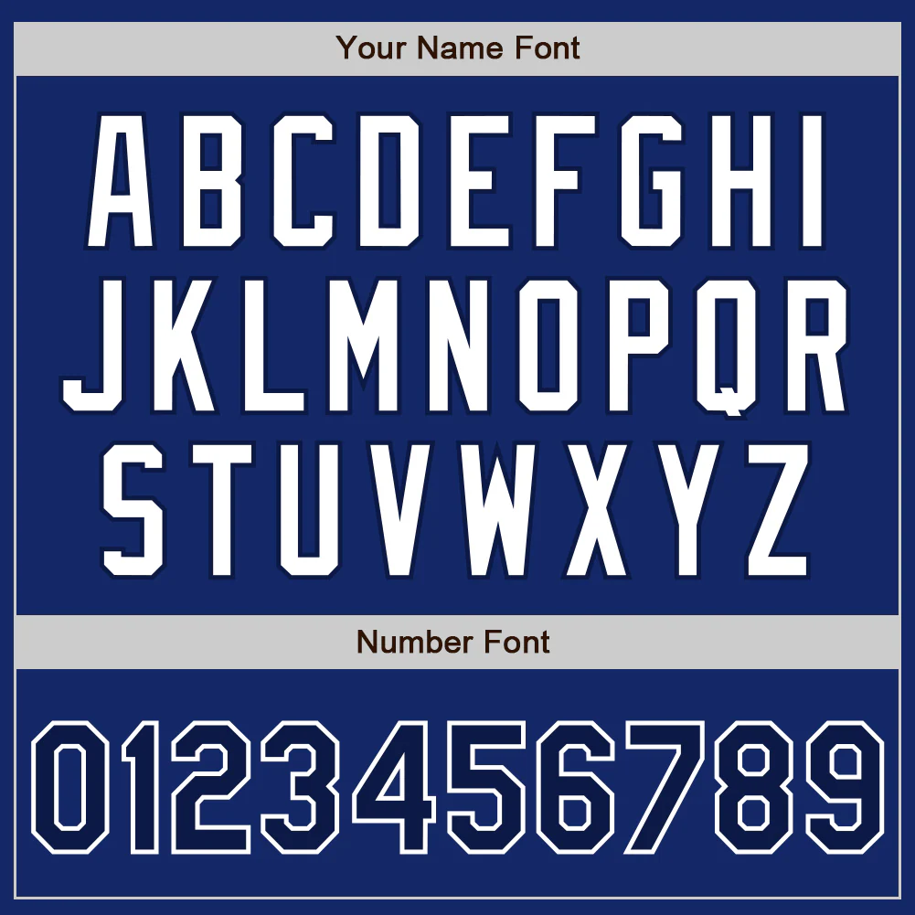 Custom Royal Navy-White Authentic Two Tone Baseball Jersey - Image 5