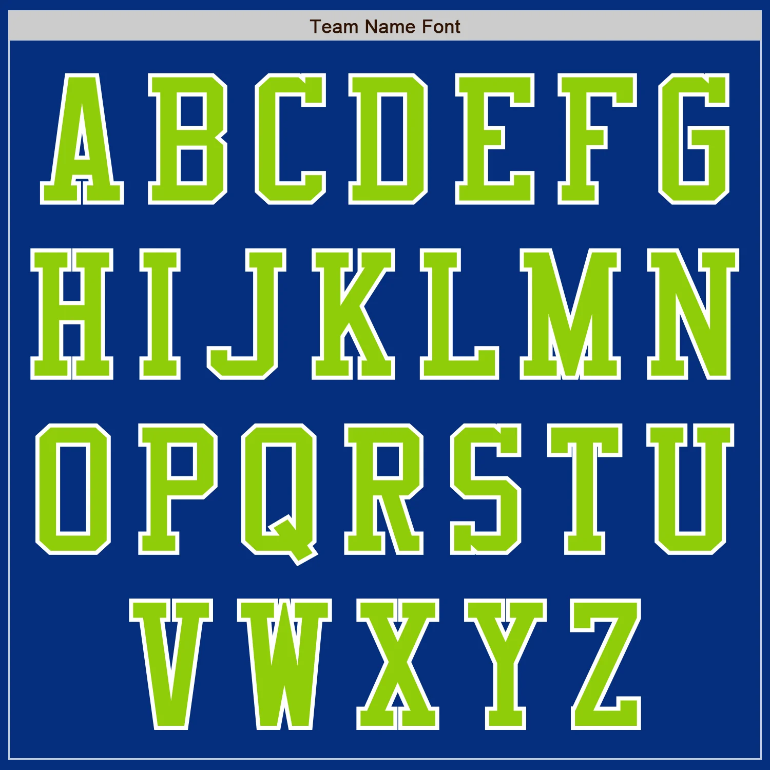 Custom Royal Neon Green-White Authentic Baseball Jersey - Image 3