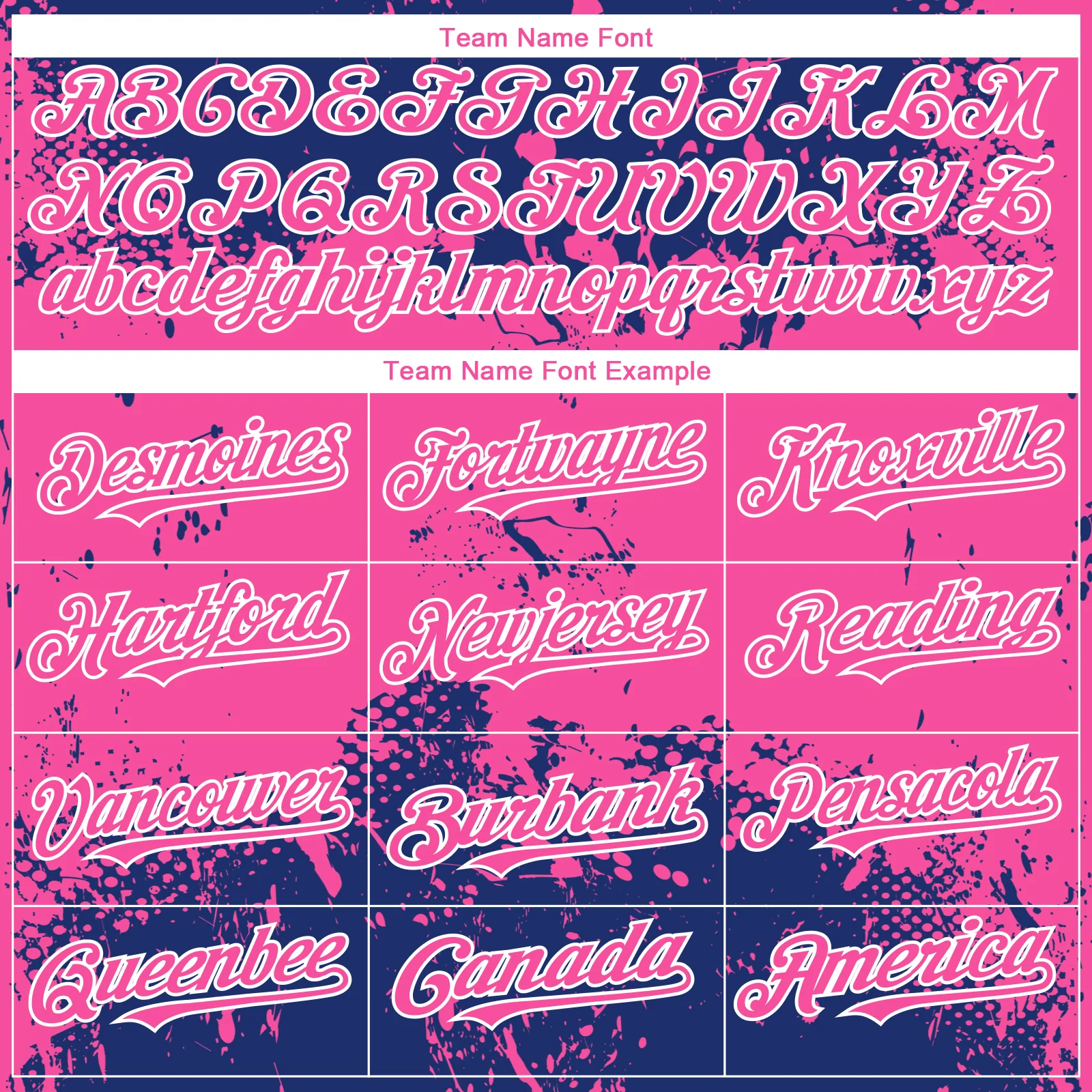 Custom Royal Pink-White Abstract Splatter Grunge Paint Authentic Baseball Jersey - Image 4
