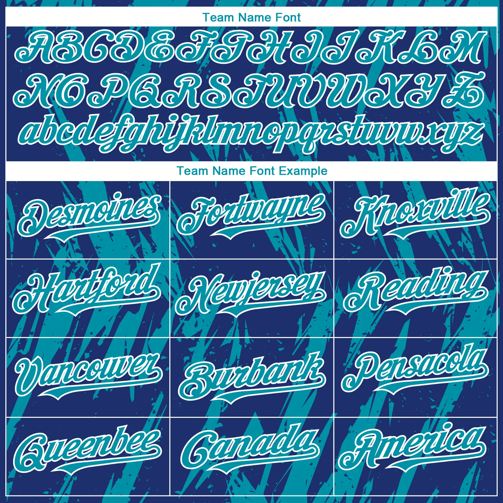 Custom Royal Teal-White Splatter Torn Sharp Brush Stroke Authentic Baseball Jersey - Image 4